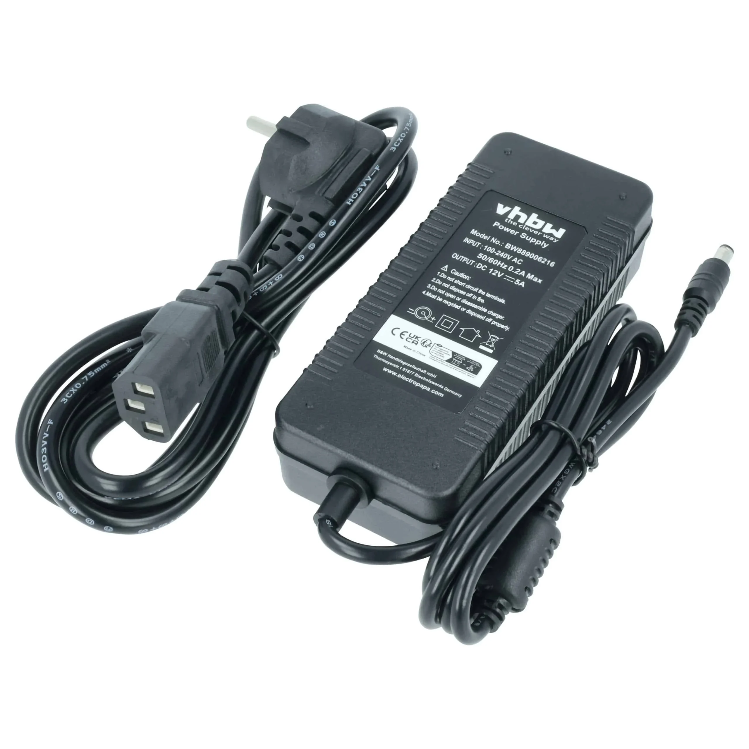 Adaptateur secteur pour enceinte Bluetooth Linksys, Teufel, Phicomm, Netgear, 12 V, 5 A - Chargeurs et adaptateurs secteur