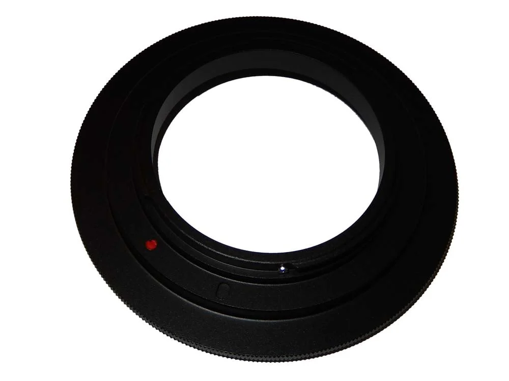 Bague d'inversion 77mm pour objectif photo Canon EOS 450D, 500D, 1000D, 550D – Rétro adaptateur - Accessoires pour appareils photo