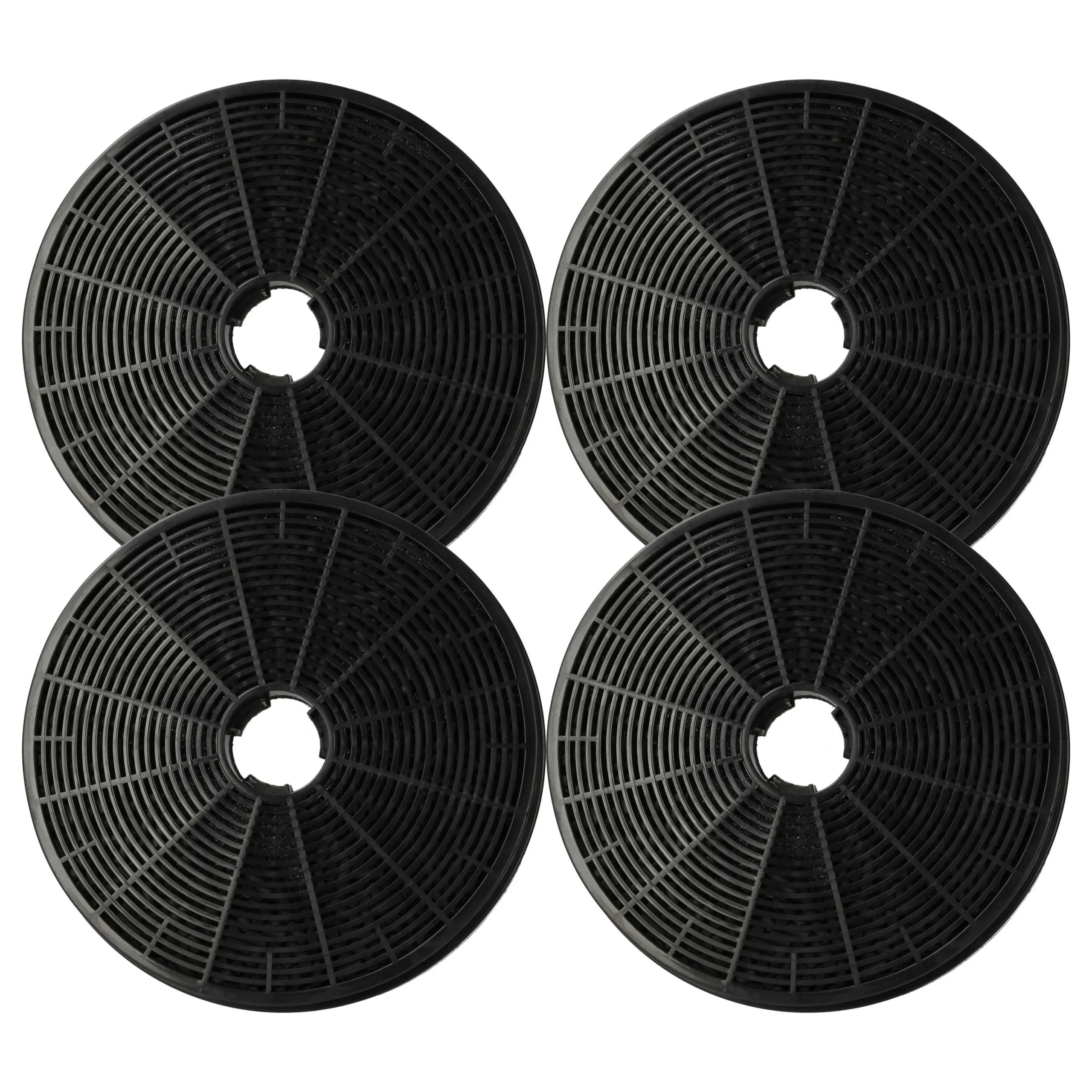4x Filtres à charbon actif remplace Klarstein 10035387 pour hotte Klarstein - Accessoires appareils ménagers