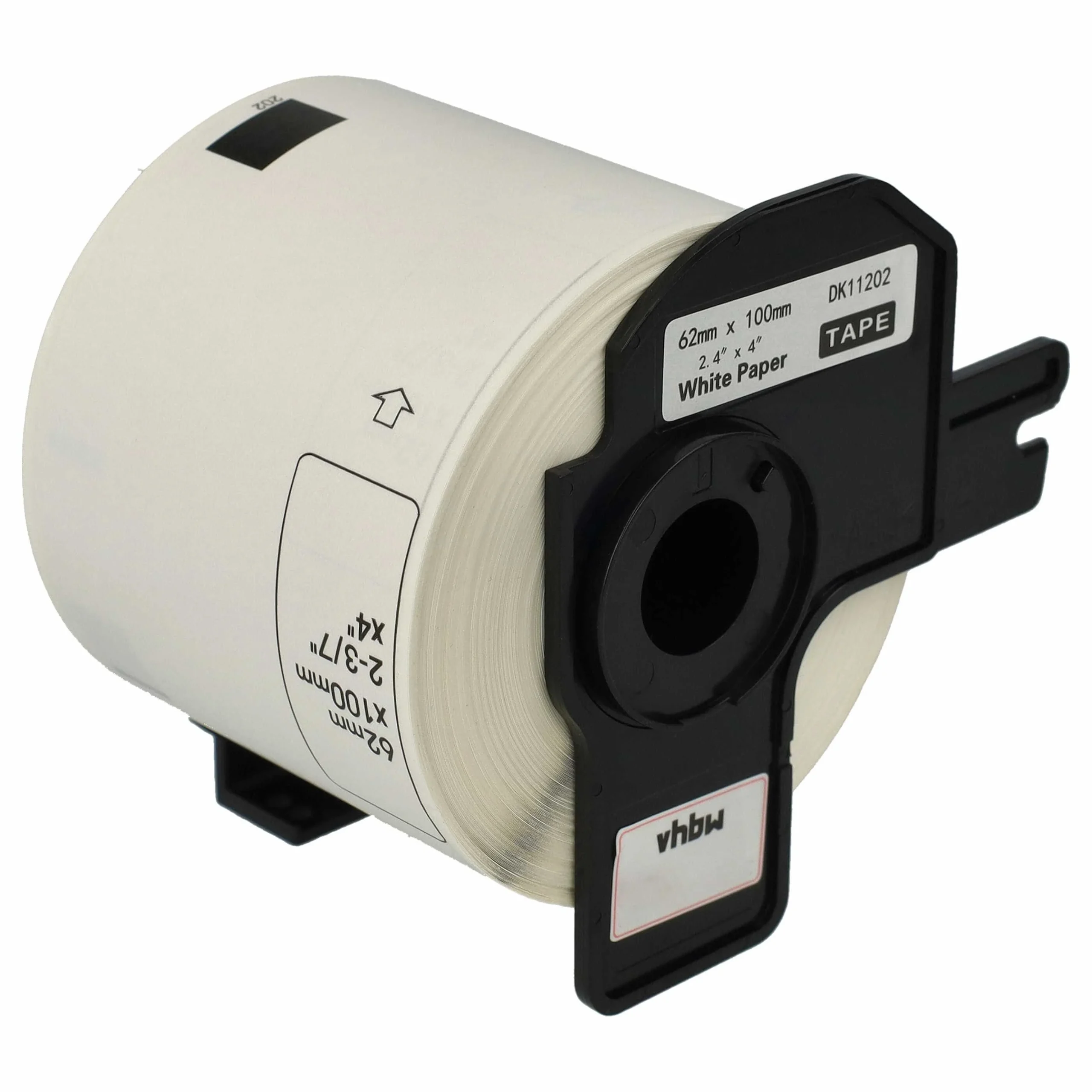 Étiquette remplacent Brother DK-11202 pour imprimante étiqueteuse - 62mm x 100mm + support