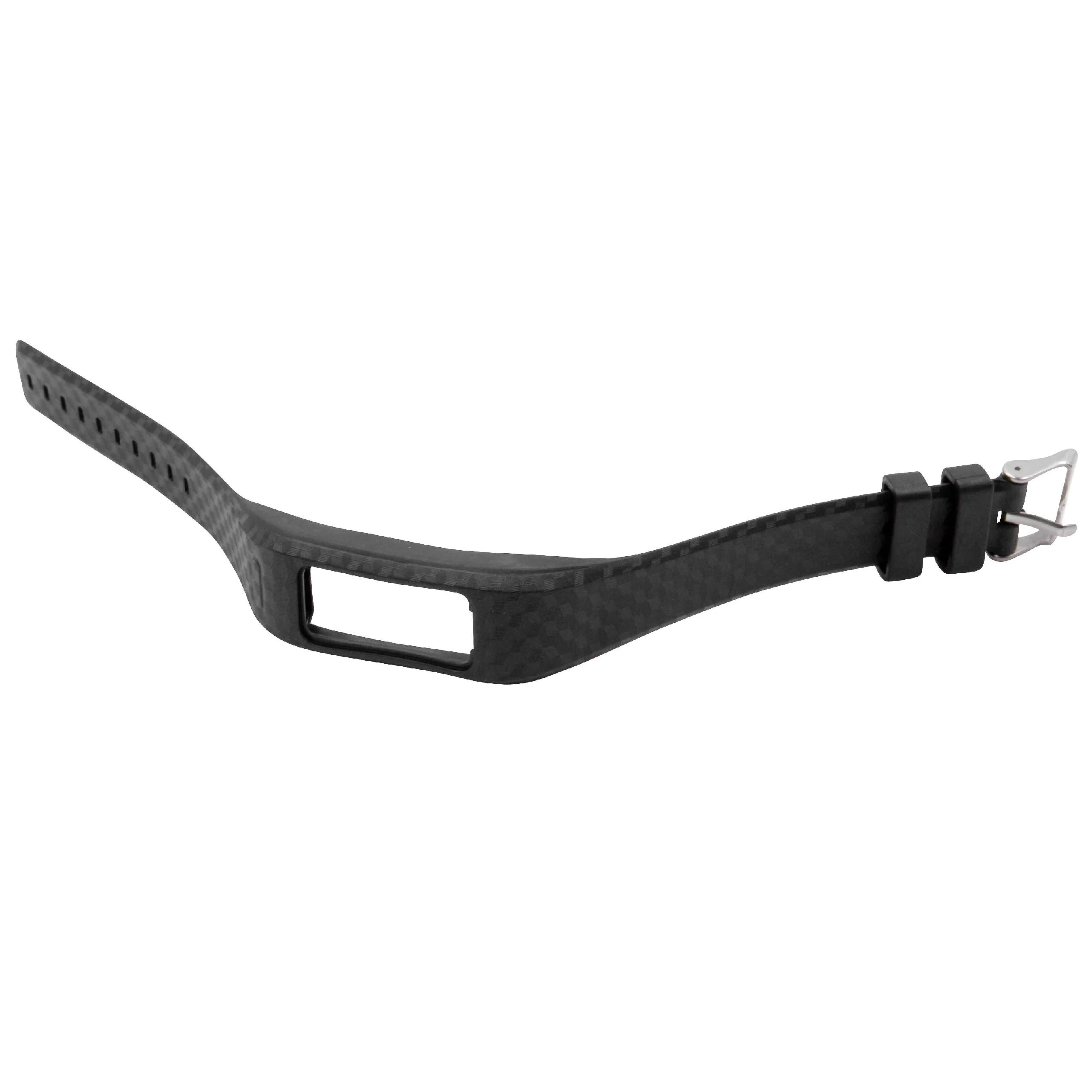 Bracelet pour montre intelligente Garmin Vivofit - 17,5 - 22,5 cm de long, 15mm de large, silicone, noir