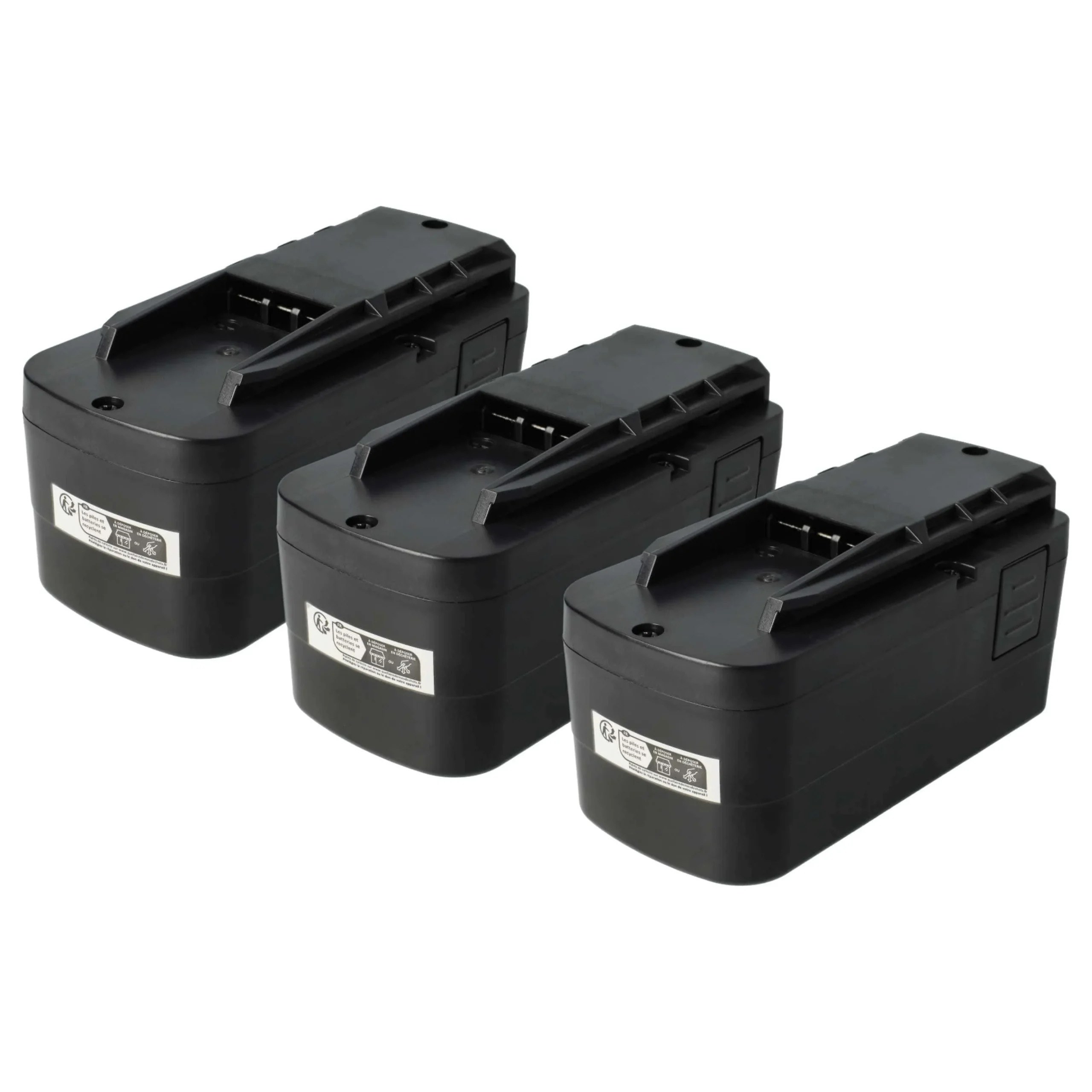 Batterie (3 pcs.) remplace Festo Festool 398338, 497019, 493348 outil électrique Festo Festool - 2Ah 12V NiMH