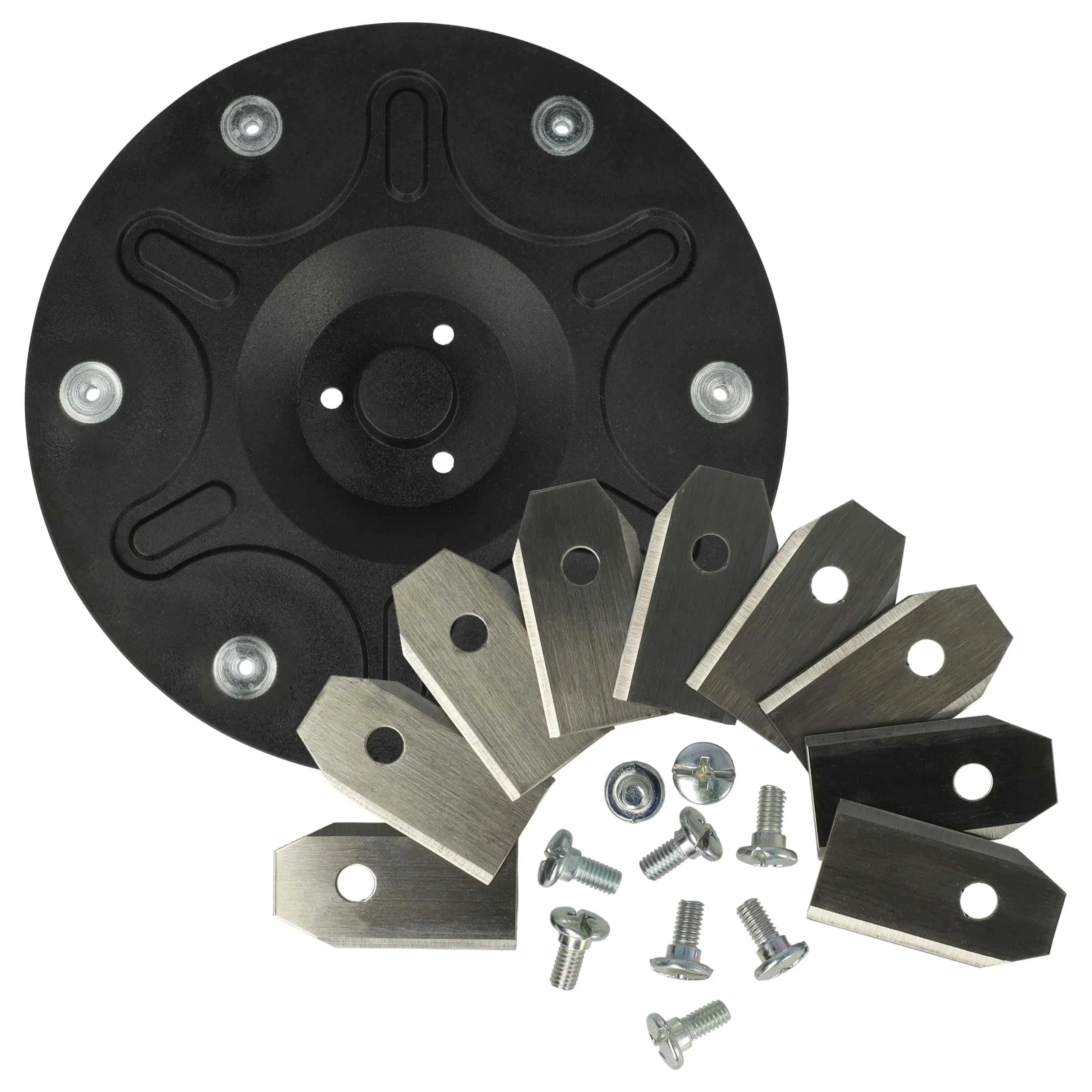 vhbw Kit d'accessoires de 10 pièces pour tondeuse à gazon Segway Navimow i105E, i108E, i110n, i205 AWD - noir