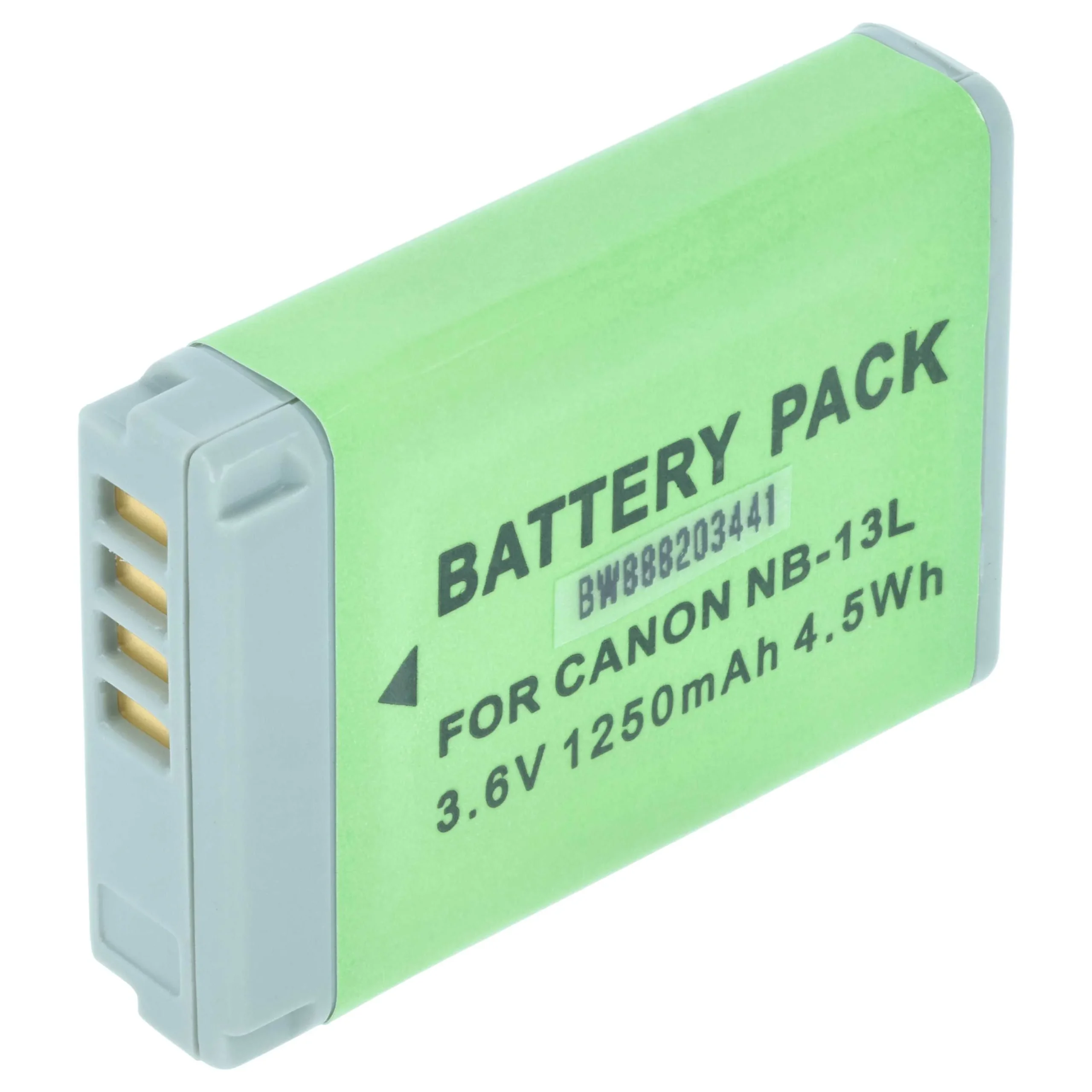 Batterie remplace Canon NB-13L pour appareil photo Canon- 1250mAh 3,7V Li-ion