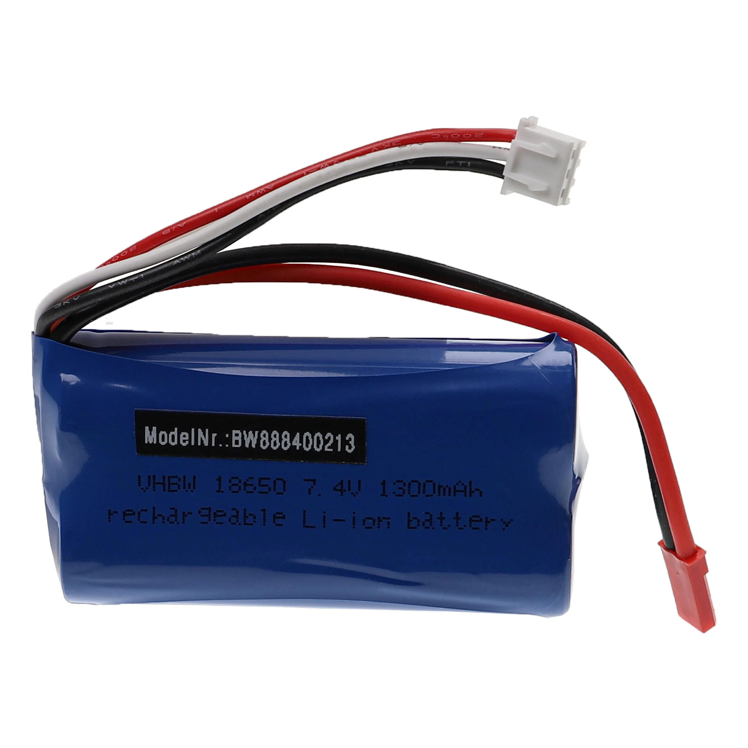 Batterie modèle radio-télécommandé - 1300mAh 7,4V Li-ion, BEC