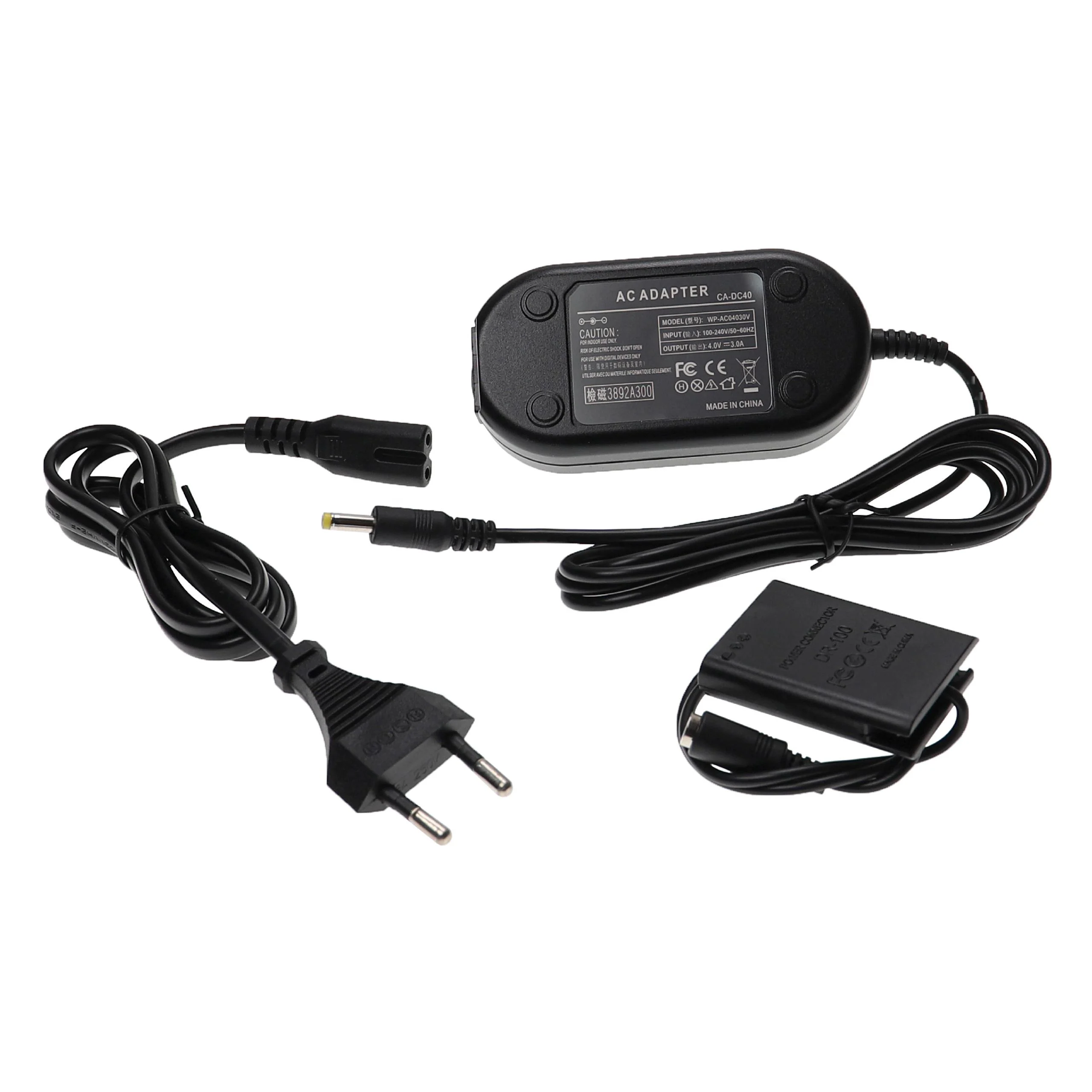 Bloc secteur remplace Canon ACK-DC100 pour caméra Canon + coupleur DC comme Canon