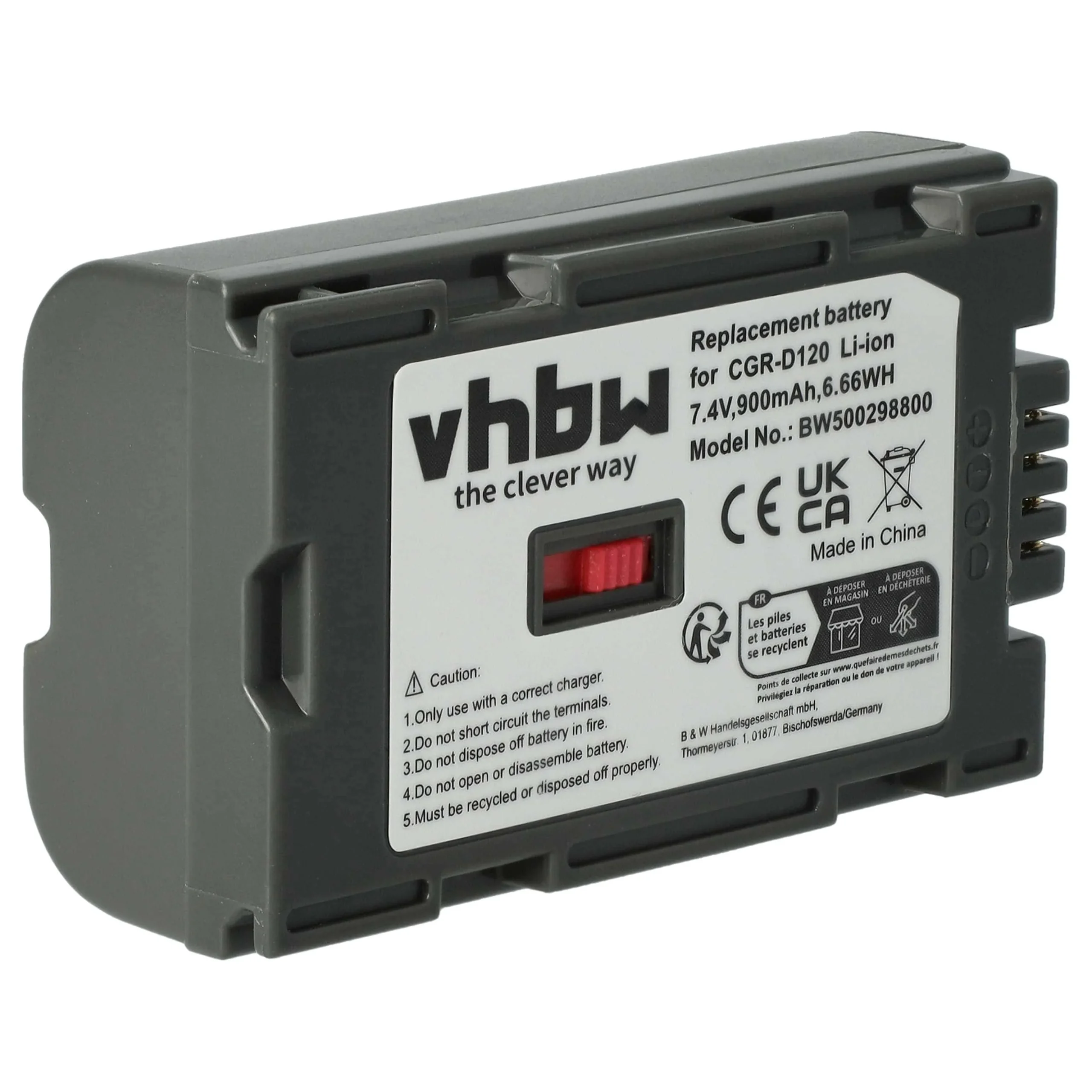 Batterie remplace Hitachi DZ-BP28, DZ-BP16 pour caméscope Hitachi- 900mAh 7,2V Li-ion