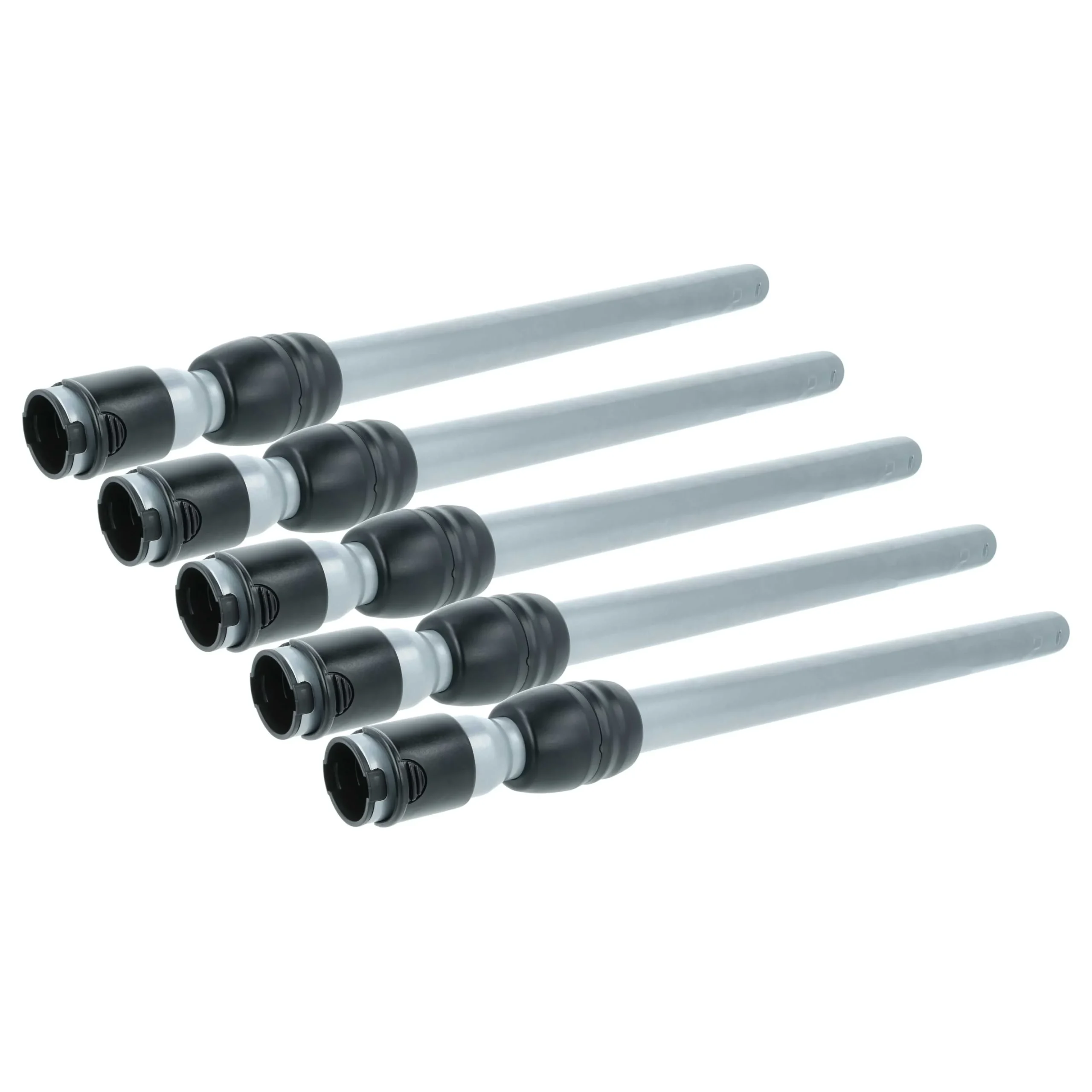5x Tube télescopique d'aspirateur pour Bosch BGS4U, Siemens Dynapower XXL, Edition 150, VSZ31455 - 61-99cm