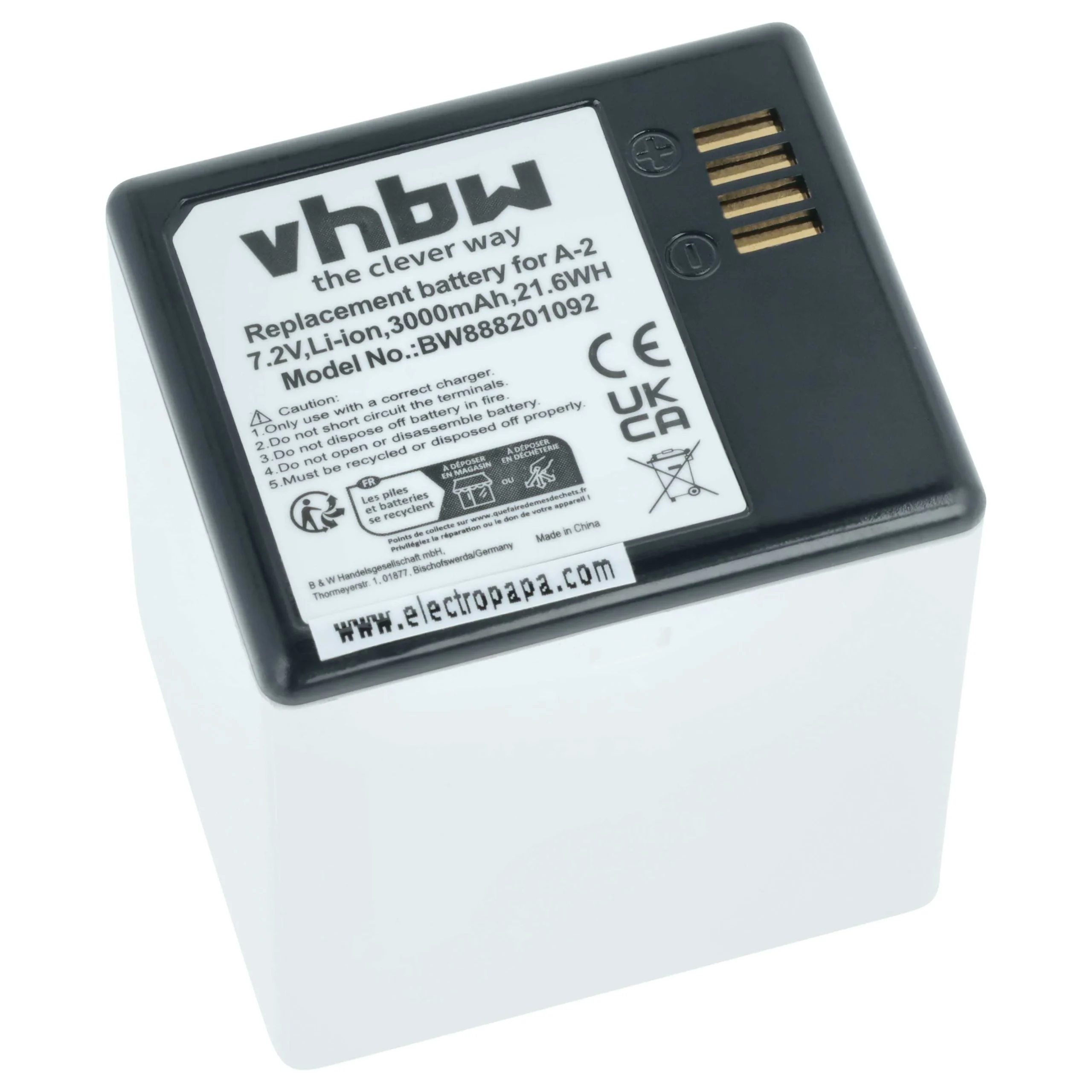 Batterie remplace Arlo A-2 caméra de surveillance Arlo - 3000mAh 7,2V Li-ion