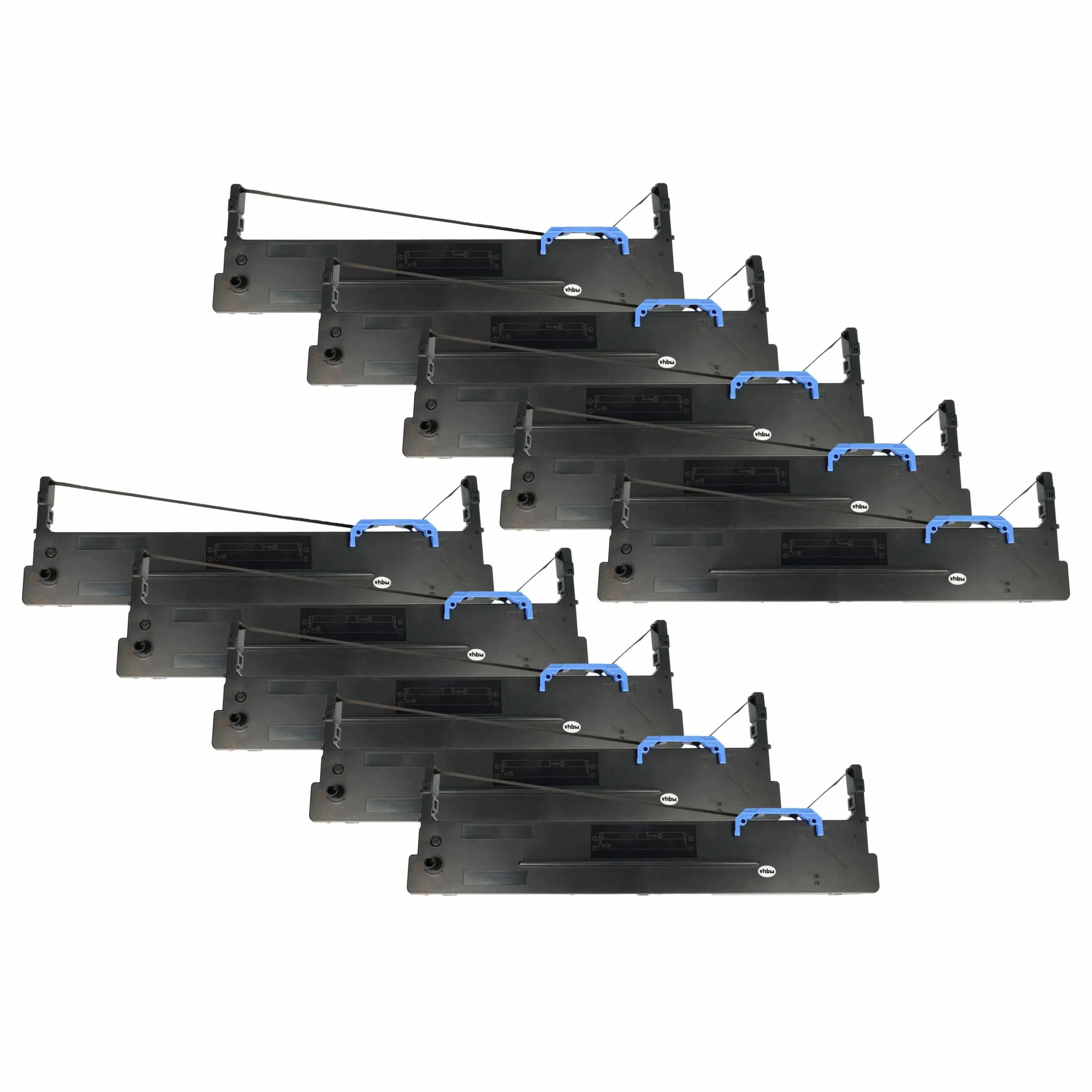 10x Ruban encreur remplace Tally 099003L pour imprimante matricielle / étiquette - noir