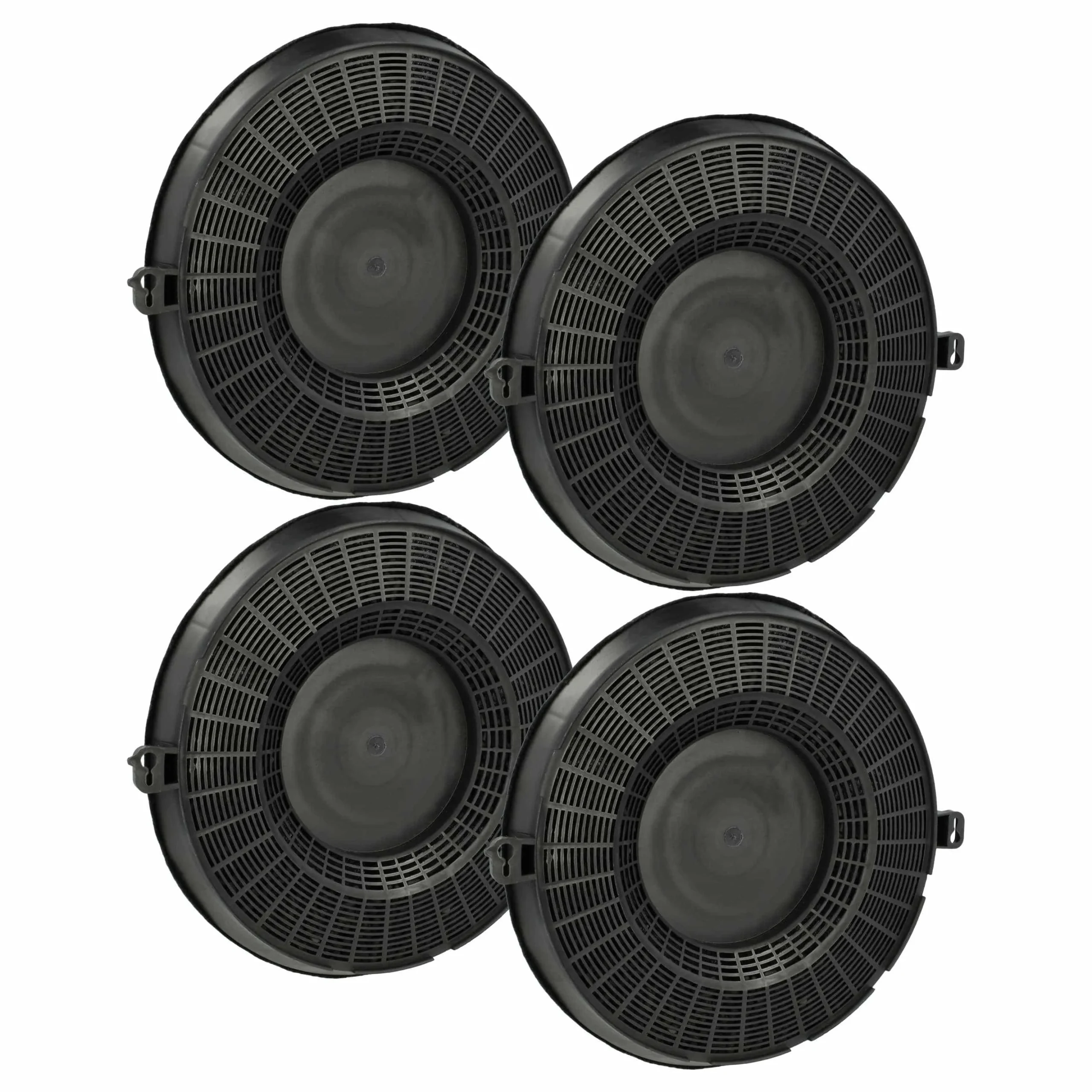 4x Filtres à charbon actif remplace AEG EHFC48, Typ 48, 9029793610 pour hotte Zanussi - Accessoires appareils ménagers