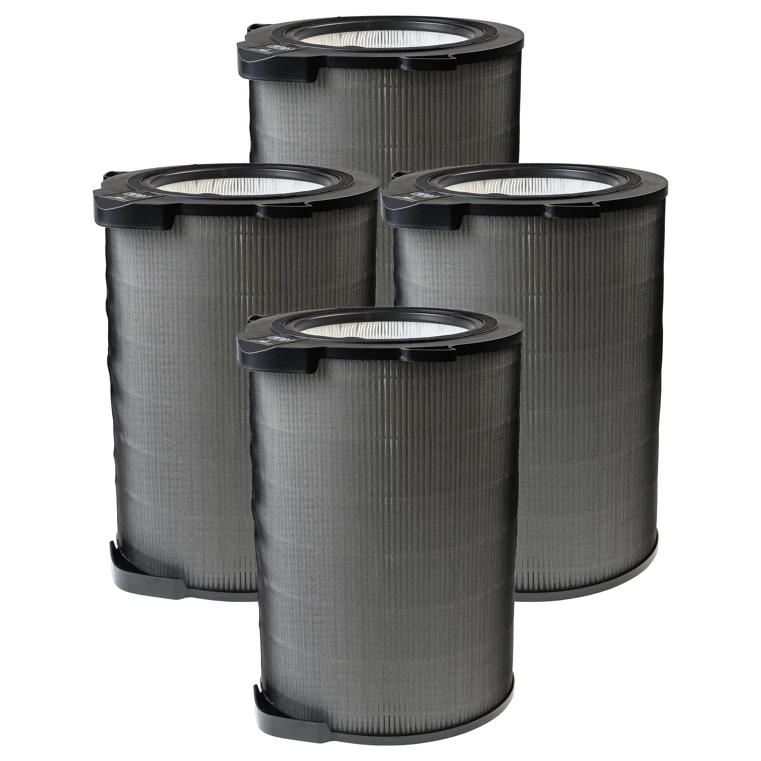 4x Filtre HEPA remplace AEG AX9 CARE360, AFDCAR6, 9009233041, AFDBTH6 pour purificateur d'air Electrolux - Filtres