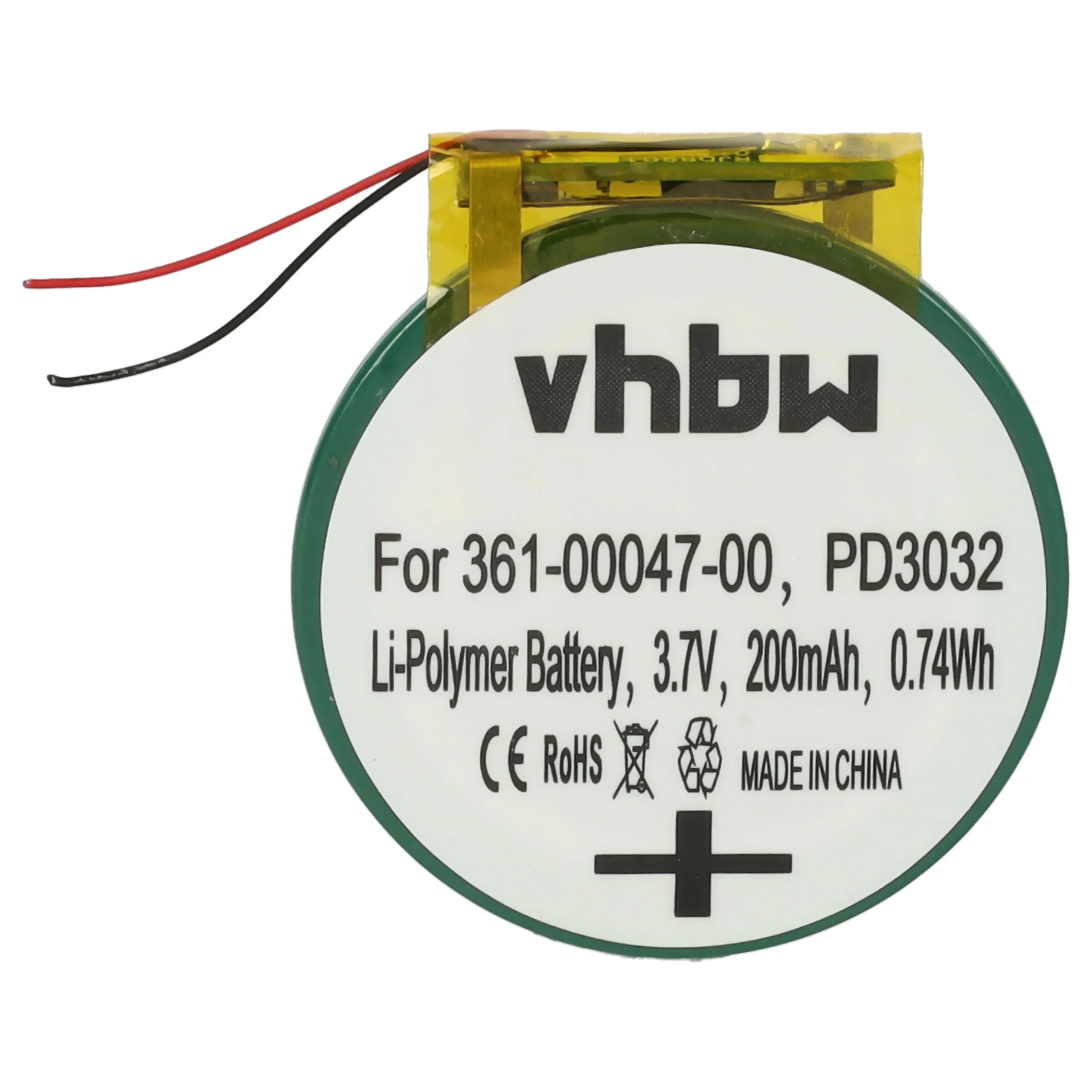 Batterie remplace Garmin 361-00047-00, PD3032 montre connectée - 200mAh 3,7V Li-polymère + outils