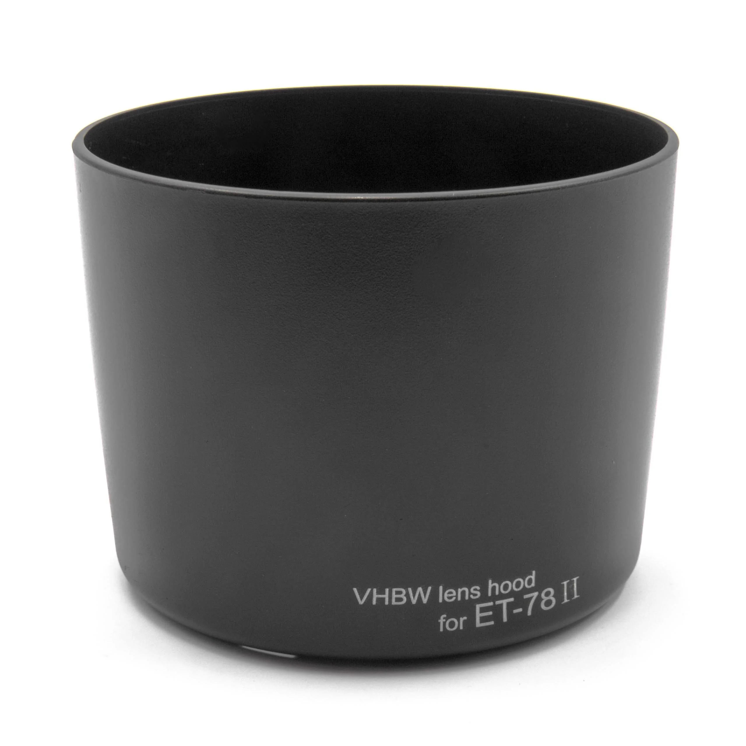 Pare-soleil pour objectif de diamètre 72mm de remplacement pour Canon ET-78 2 / ET-78 II / ET-78II