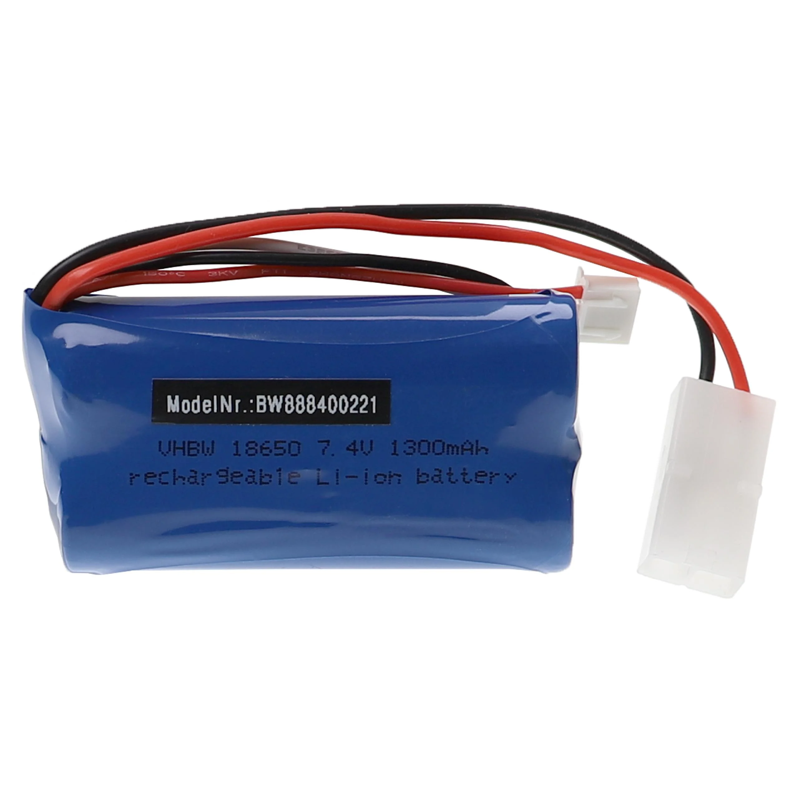 Batterie modèle radio-télécommandé - 1300mAh 7,4V Li-ion, KET-2P