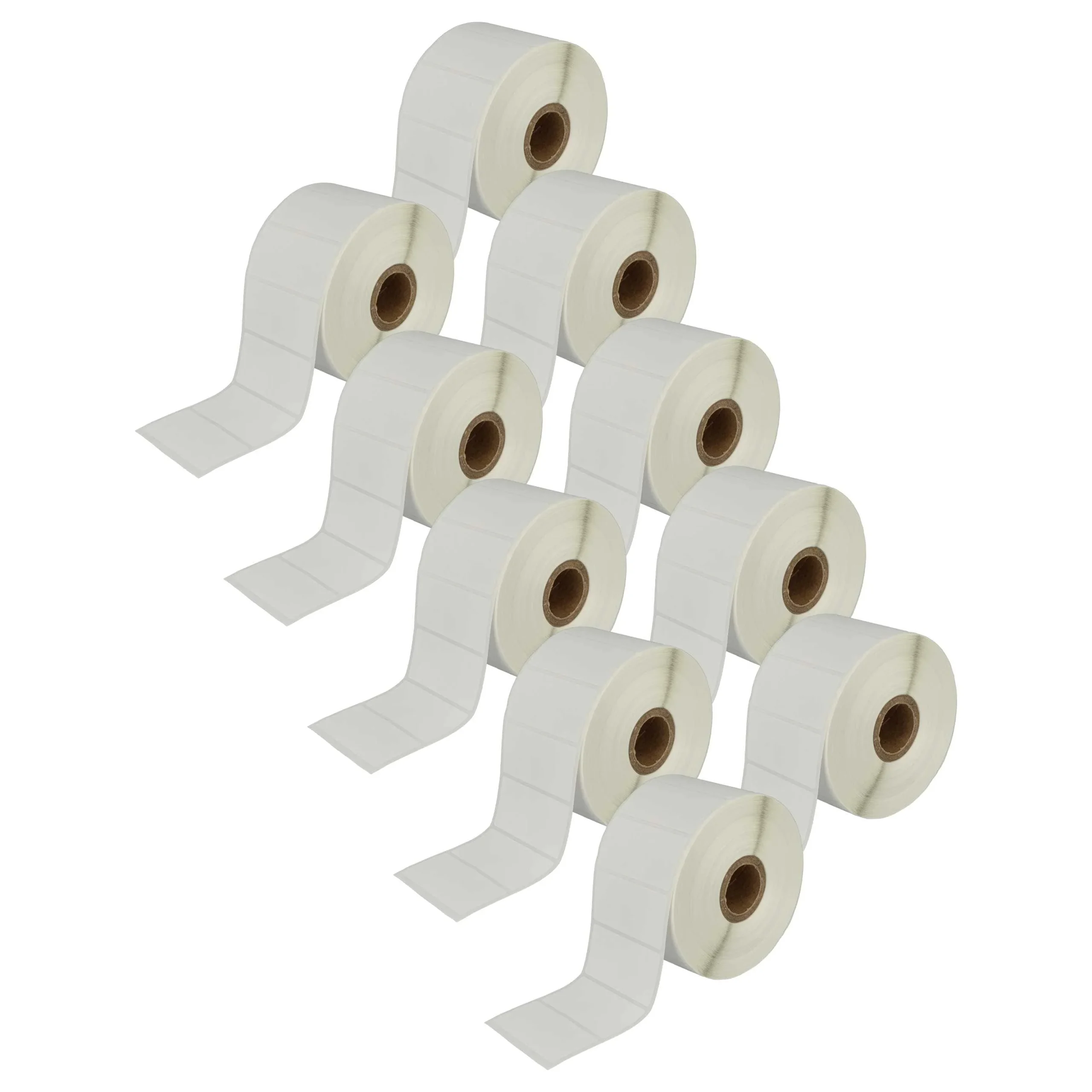 10x Étiquette remplacent Brother RD-S05E1 pour imprimante étiqueteuse - 51mm x 26mm