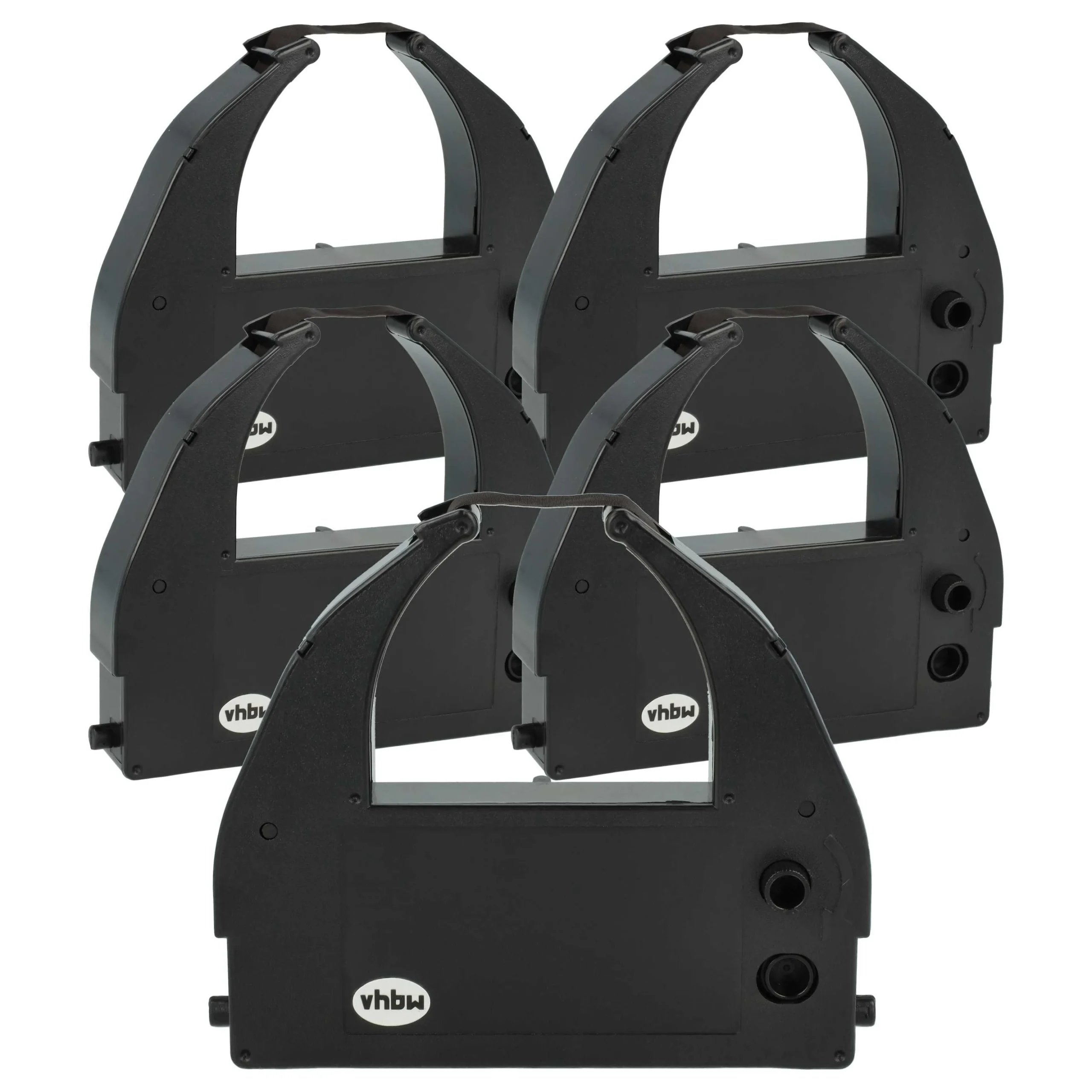 5x Ruban encreur remplace Amano C-872304 pour imprimante matricielle / étiquette - noir