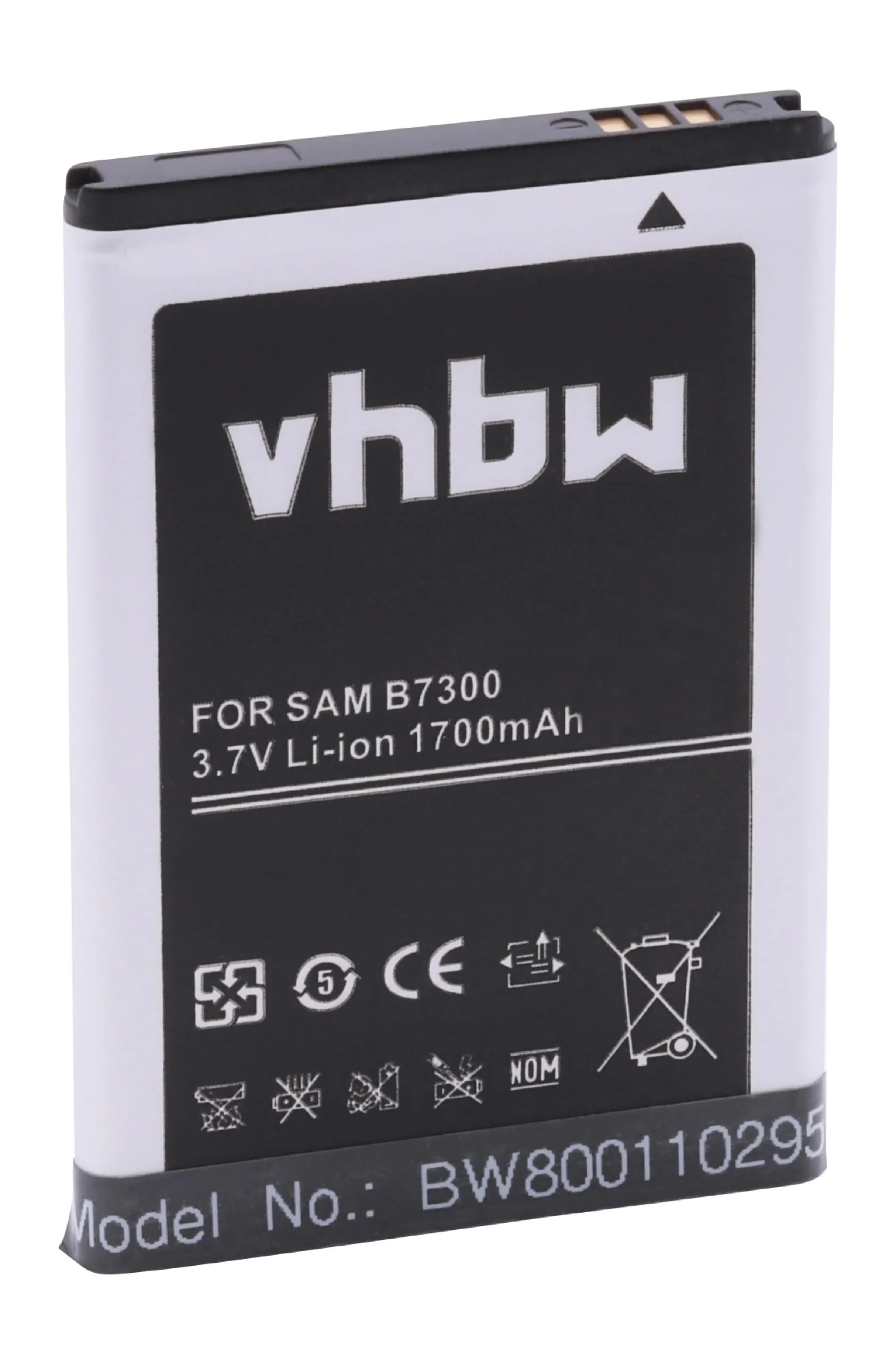 Batterie remplace Samsung EB504465IZBSTD, CPLD-69 téléphone portable Vodafone - 1700mAh 3,7V Li-ion
