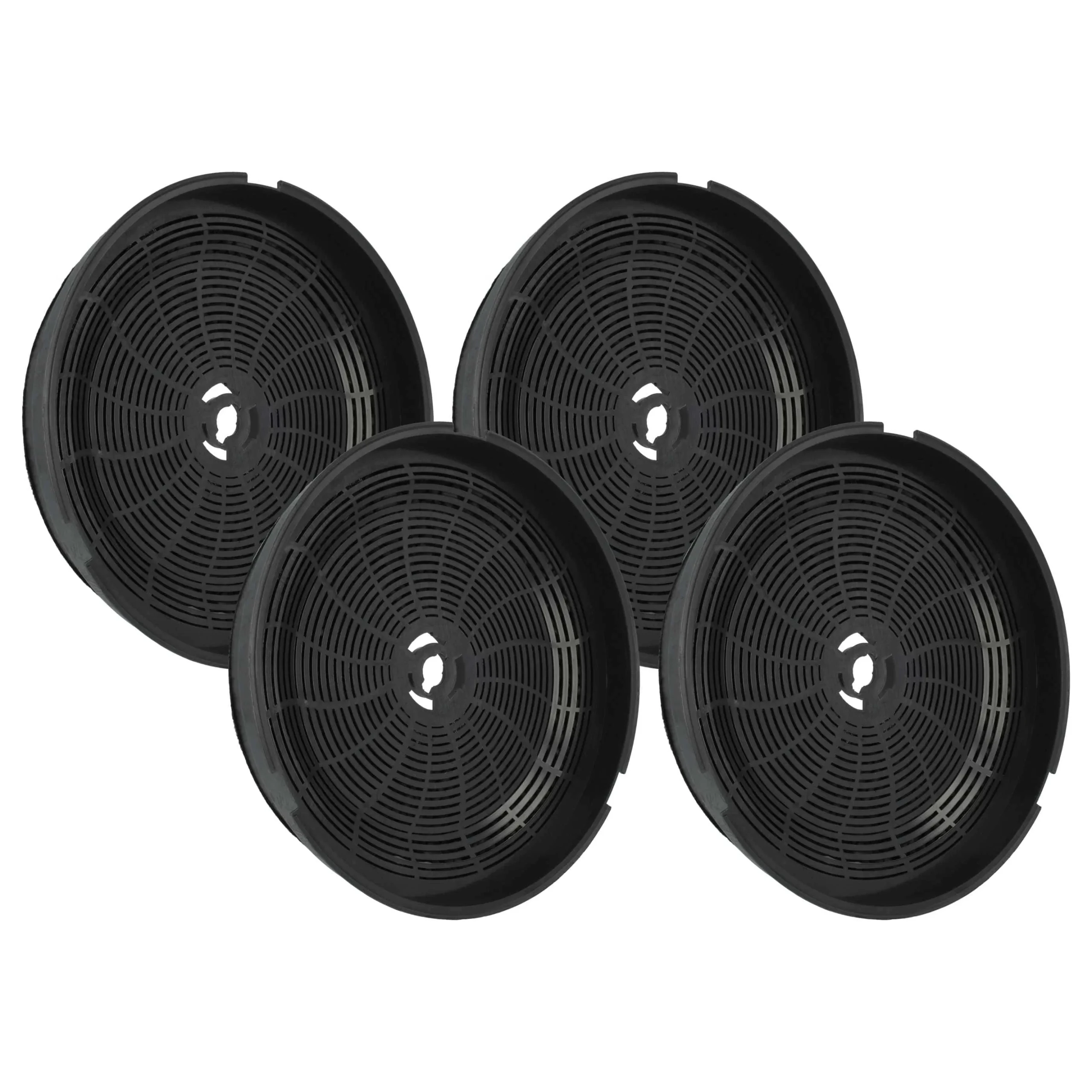 4x Filtres à charbon actif remplace AEG 5029091000/4, 5026816500/3, 421001890000/2 pour hotte Candy - Accessoires appareils ménagers