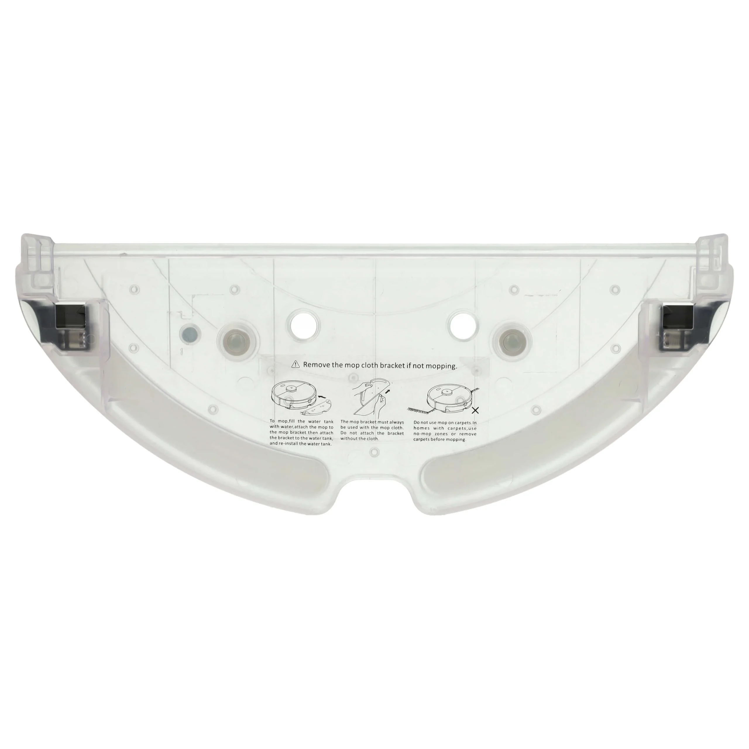Support pour lingette pour robot aspirateur Roborock S5 Max - 31 x 11,9 x 1,4 cm, 121 g
