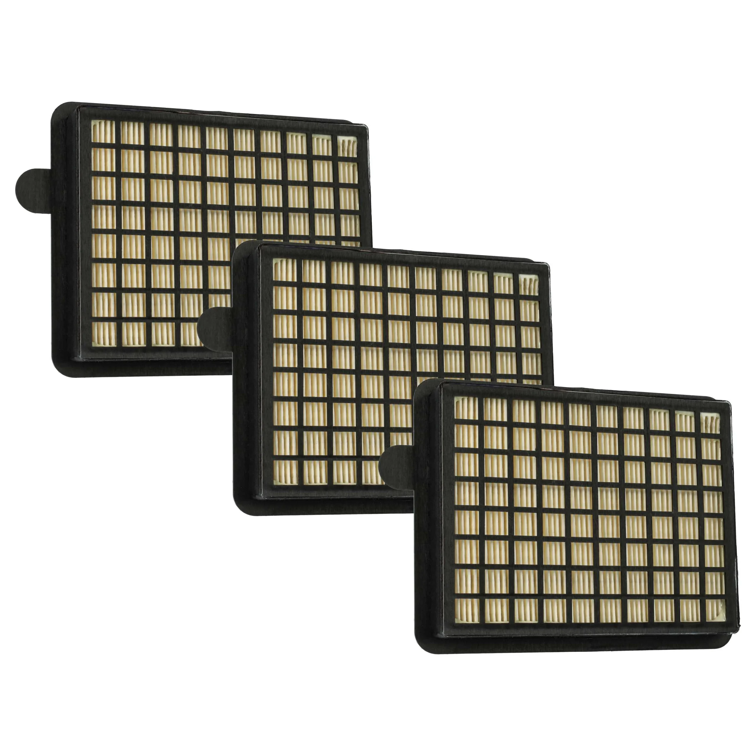 3x Filtres remplace Fakir 36 14 085, 2018085 pour aspirateur - filtre HEPA/à plis plats