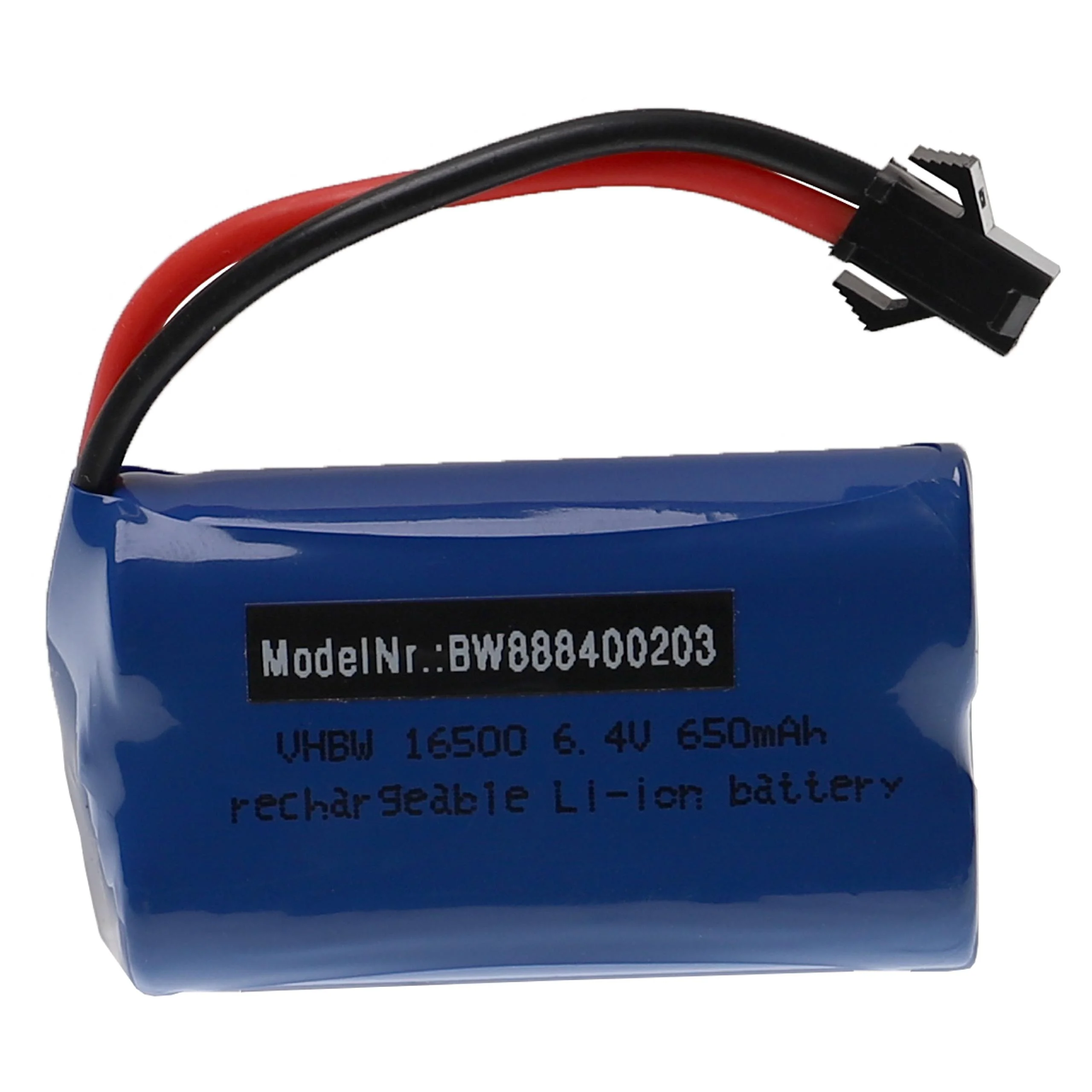 Batterie modèle radio-télécommandé - 650mAh 6,4V LiFePO4, SM-2P
