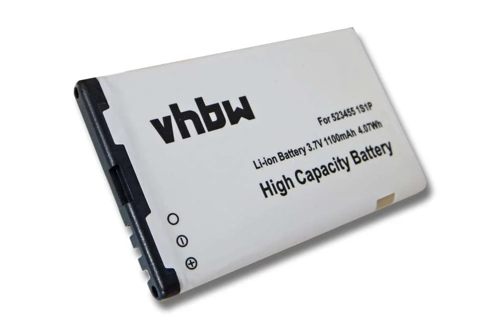Batterie remplace Bea-Fon 523455 1S1P téléphone portable Bea-fon - 1100mAh 3,7V Li-ion