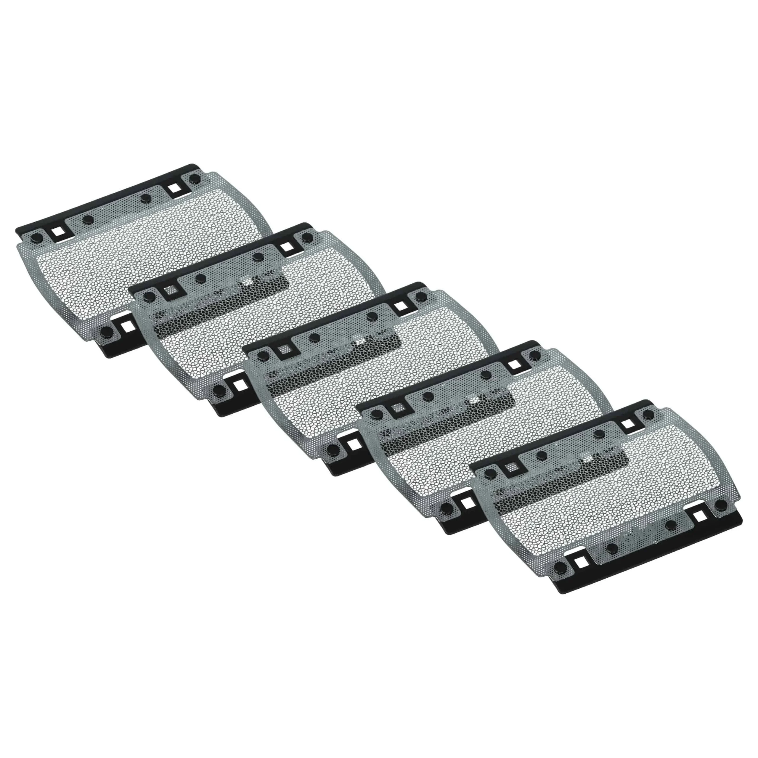 5x grille de rasoir remplace Braun 614, 615 pour - noir / argenté