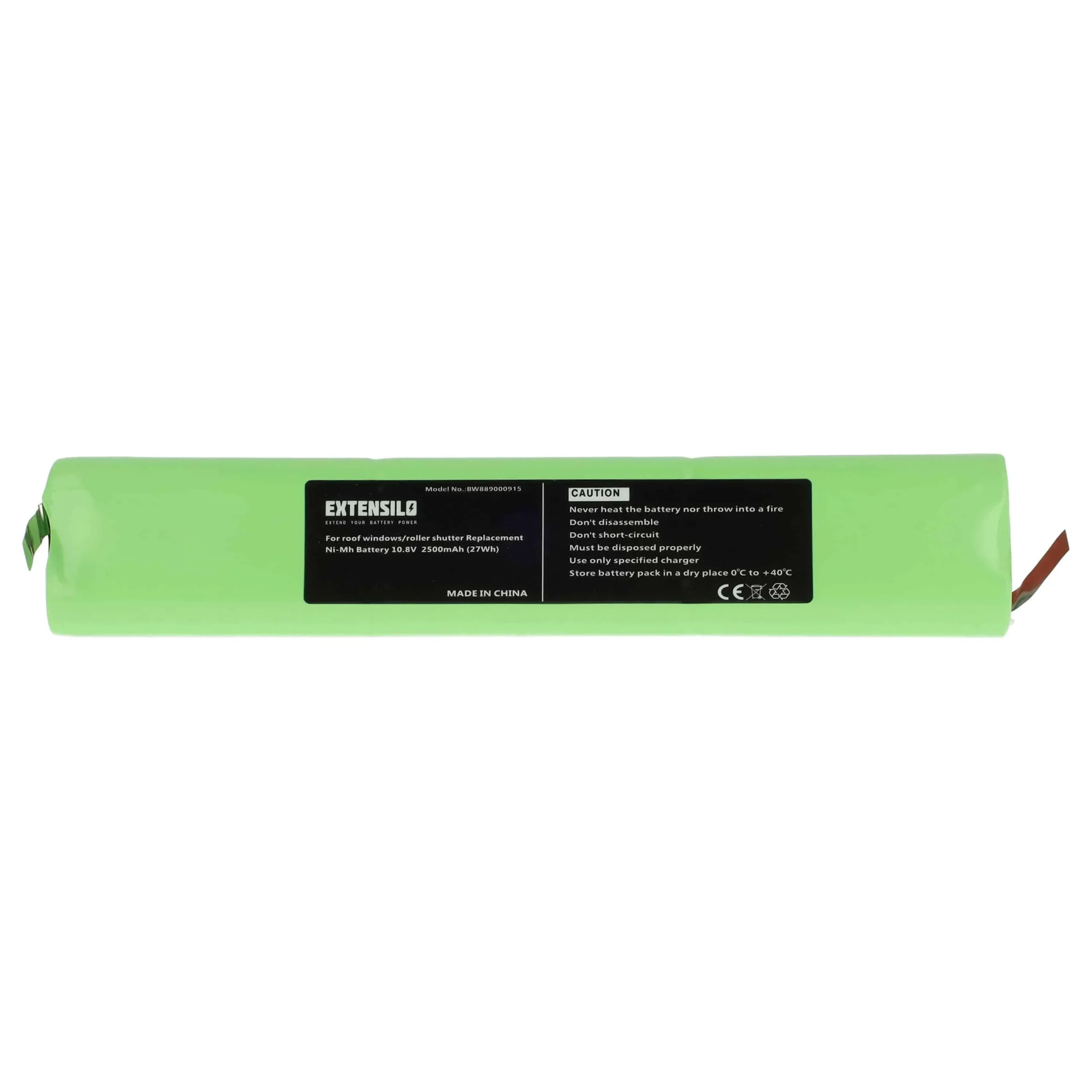 Batterie remplace Velux 946987, 946930, 946933 store volet de fenêtre Velux - 2500mAh 10,8V NiMH