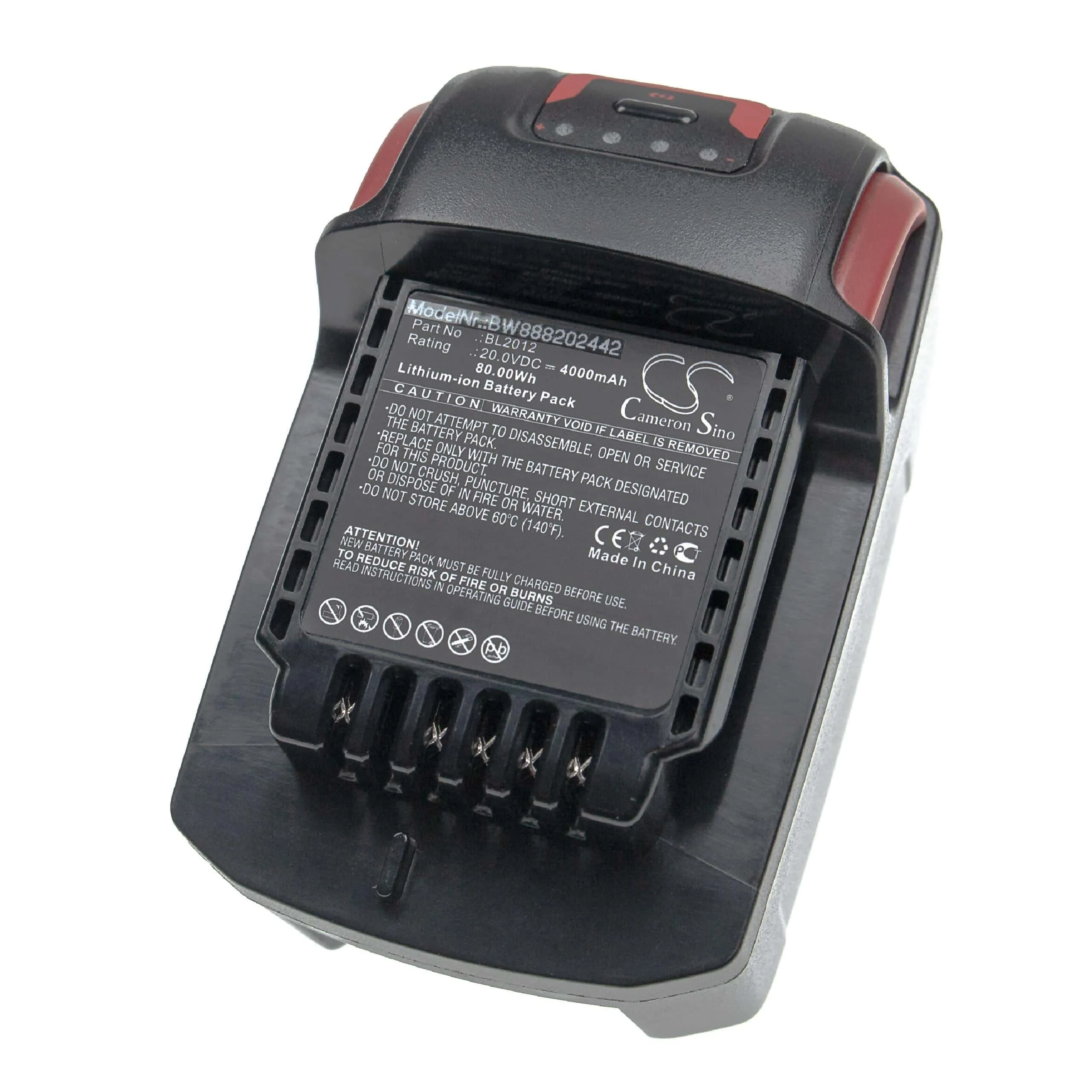 Batterie remplace Ingersoll Rand BL2022, BL2012, BL2010 outil électrique Ingersoll Rand - 4000mAh 20V Li-ion