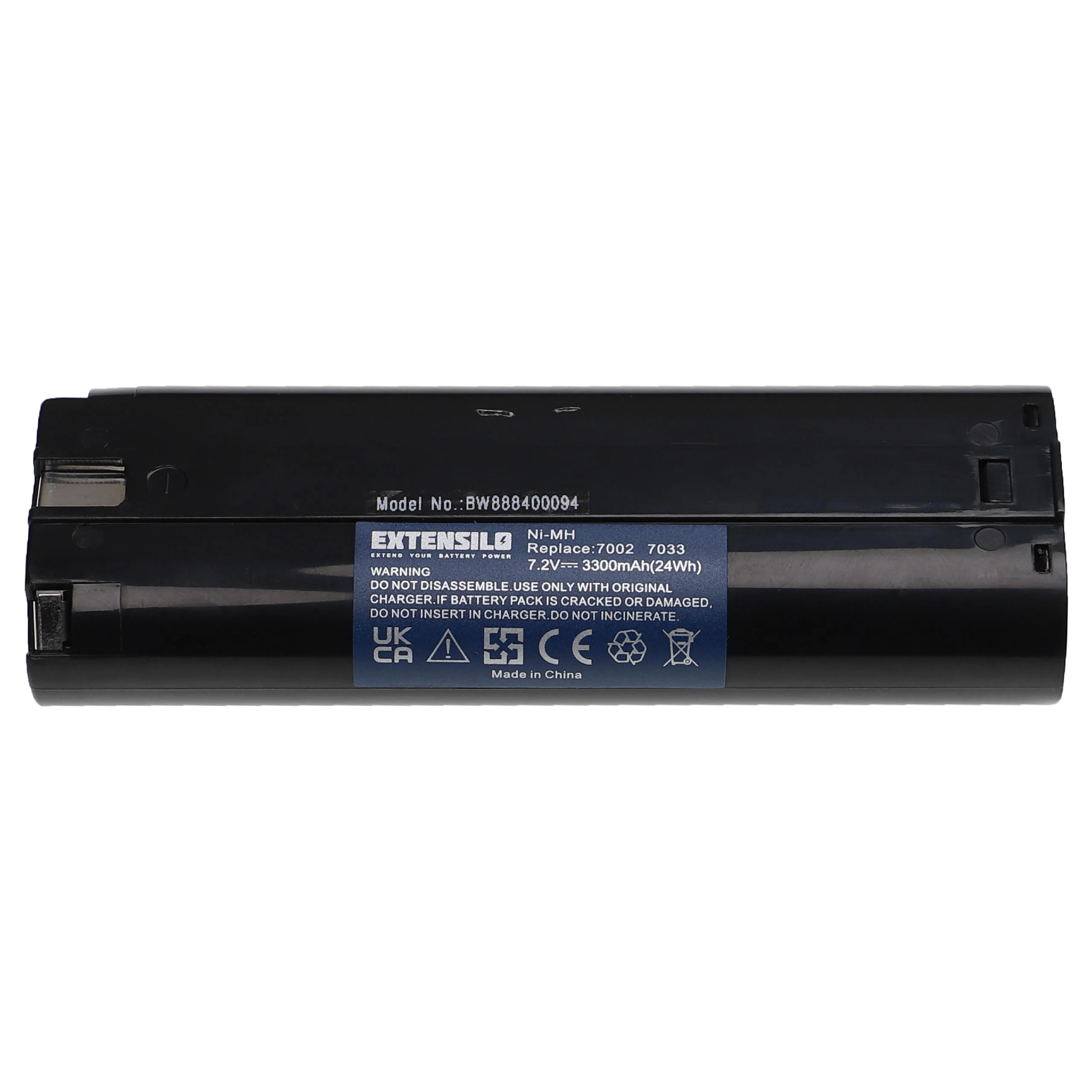 Batterie remplace Einhell 91011 outil électrique Mikrofyn - 3,3Ah 7,2V NiMH