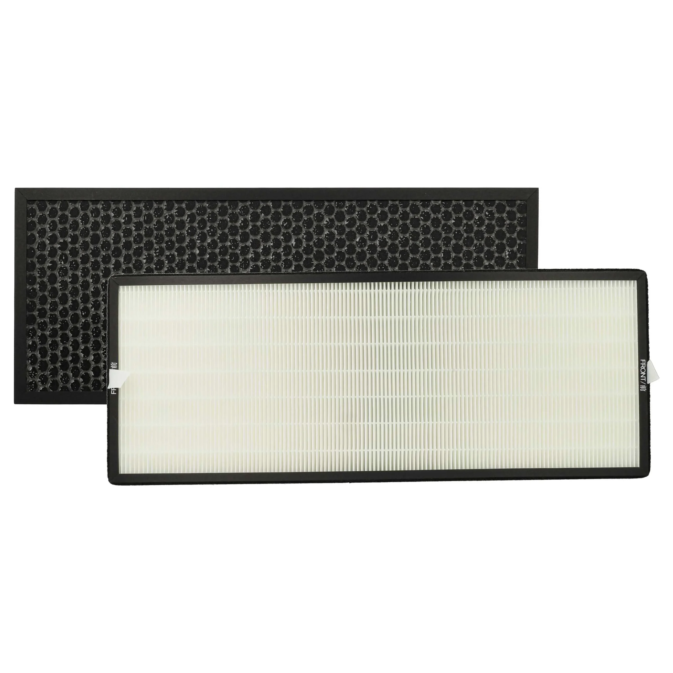 Set 2 filtres remplace Rowenta XD6077F0, XD6061F0 pour humidificateur - filtre HEPA, filtre à charbon actif