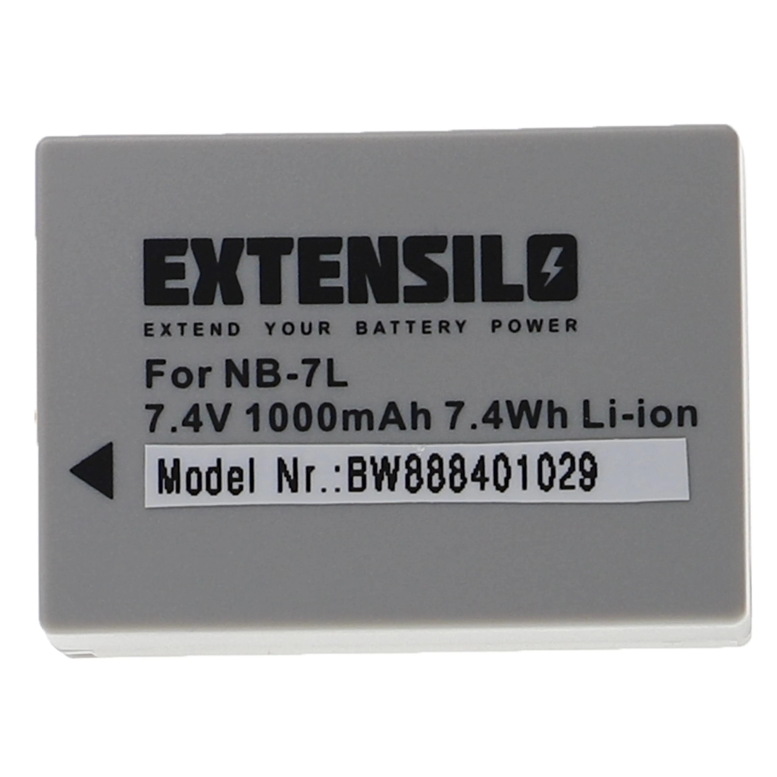 Batterie remplace Canon NB-7L pour appareil photo Canon- 1000mAh 7,4V Li-ion
