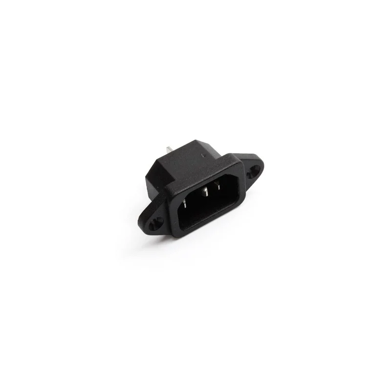 Fiche euro noire 10A petites cosses - 71419