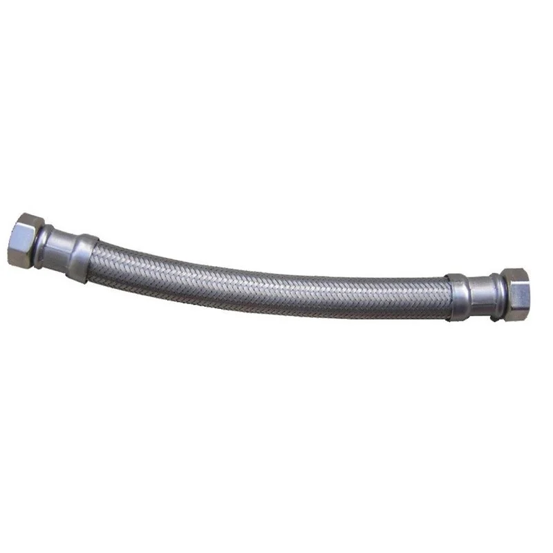 Flexible sanitaire 100 cm FF 20X27 DN19 tresse / douille inox 1P - Promos