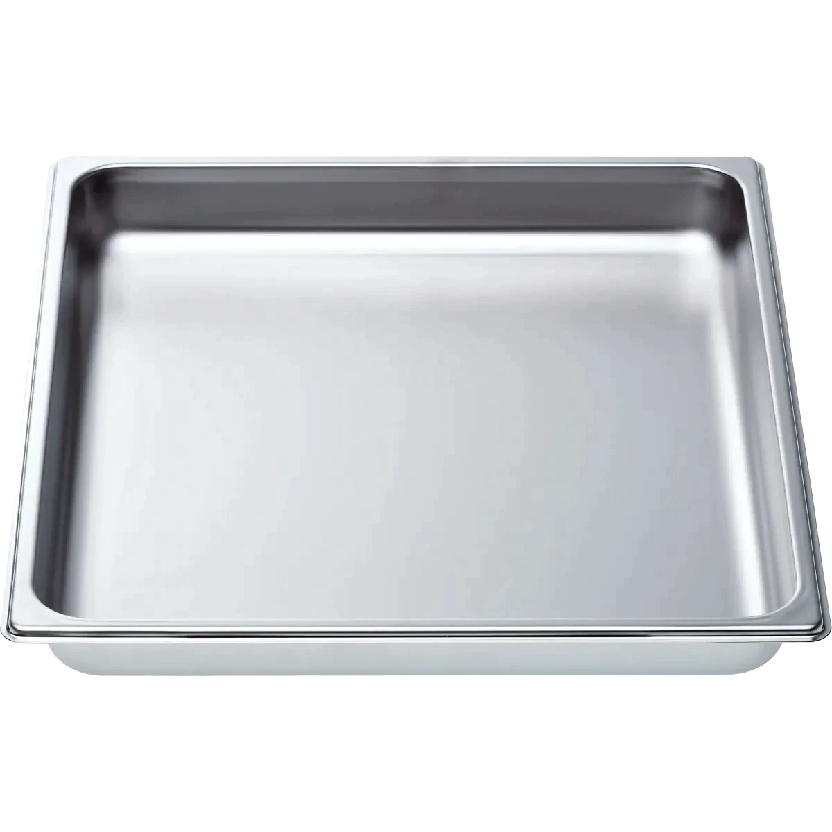 Grand plat inox non perforé pour four vapeur Bosch Siemens Neff