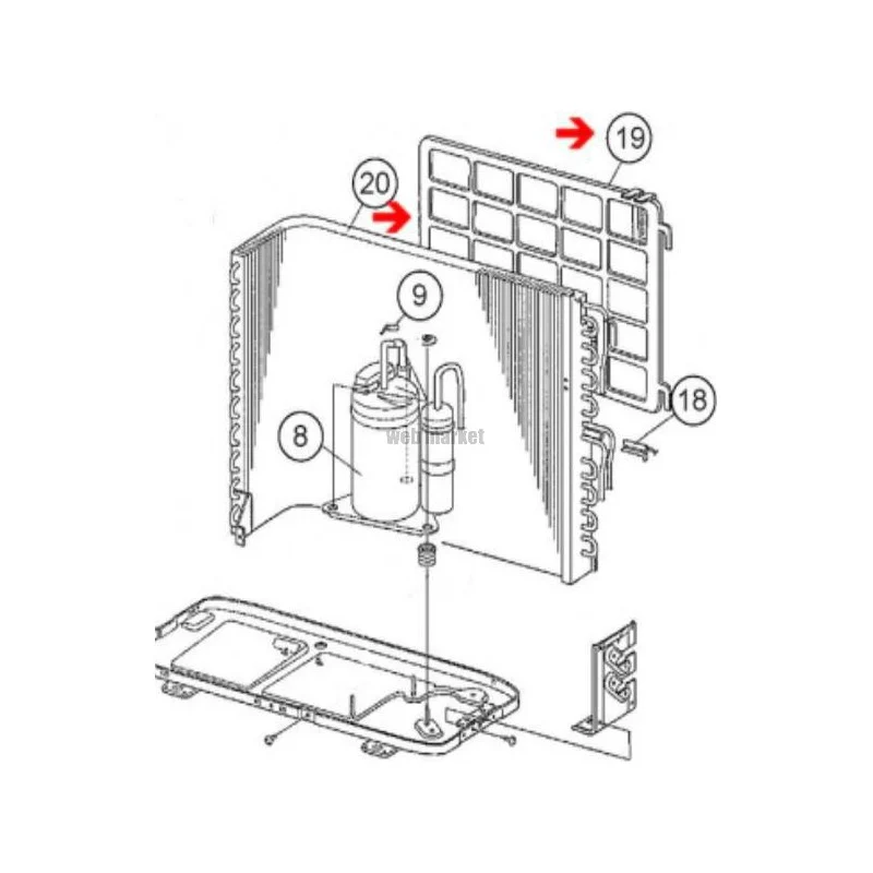 GRILLE DE PROTECTION ARRIERE - FUJITSU ATLANTIC