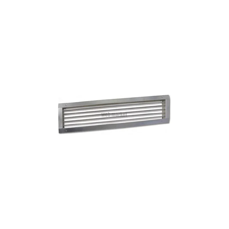 GRILLES EN ACIER POUR CONDUITS CIRCULAIRES À AILETTES HORIZONTALES - ENERGY DIFFUSION