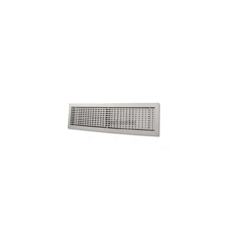 GRILLES LINÉAIRES À BARRES FRONTALES FIXES AVEC AILETTES ARRIÈRES AMOVIBLES - ENERGY DIFFUSION