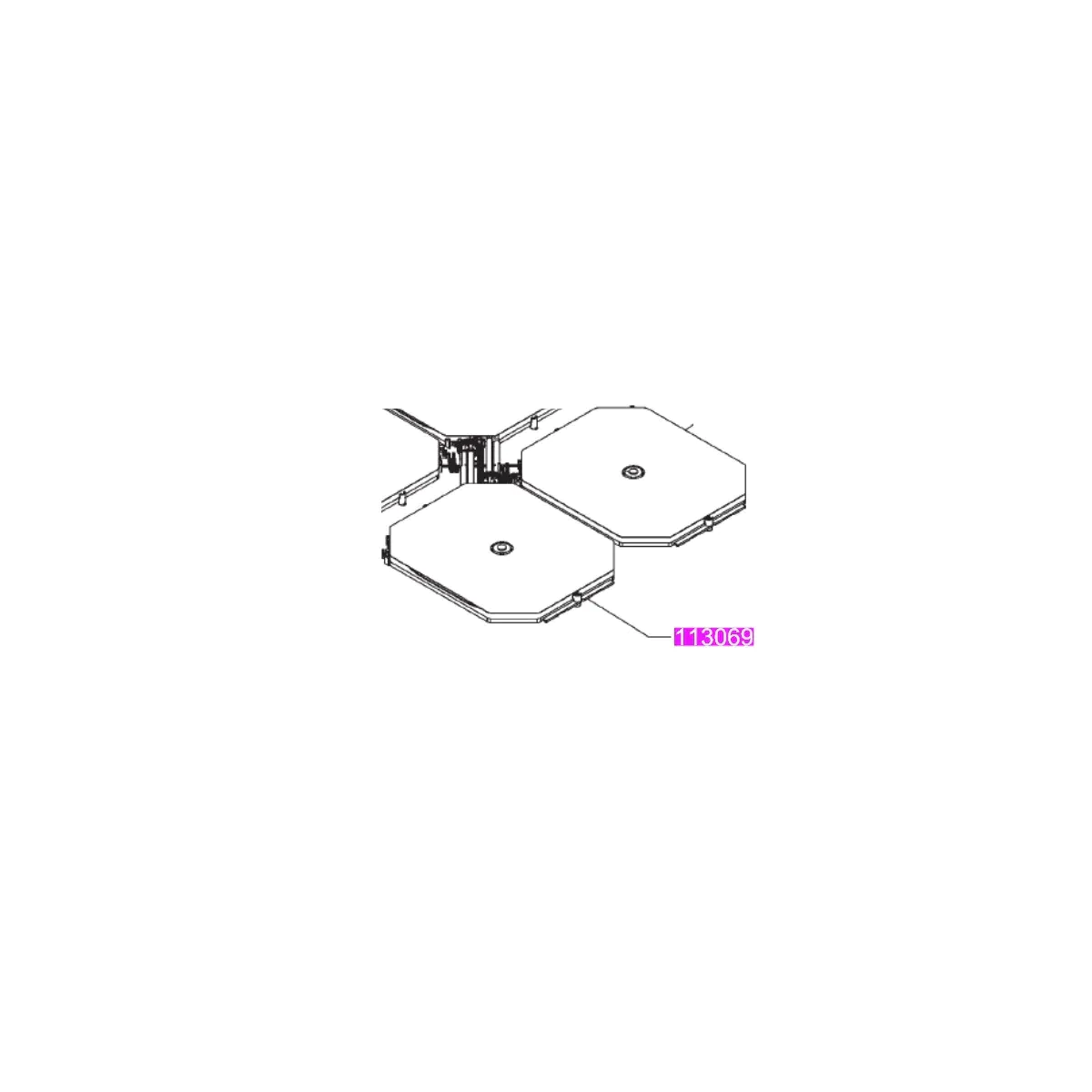 Inducteur pour plaque induction SMEG 801620010