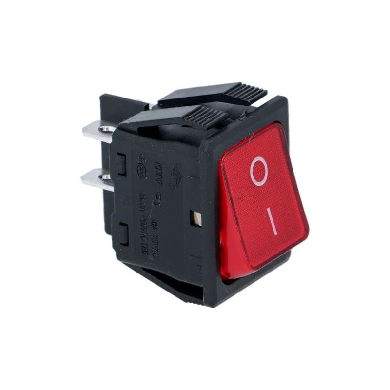 INTERRUPTEUR BIPOLAIRE ROUGE 16A 250V-LF3319016