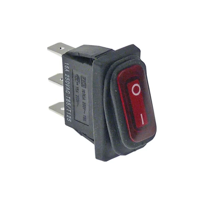 INTERRUPTEUR UNIPOLAIRE LUMINEUX ROUGE-8003319834