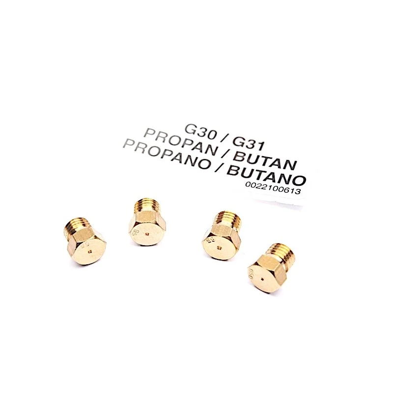 Jeu d'injecteurs gaz butane pour plaque Bosch Siemens - 00159769