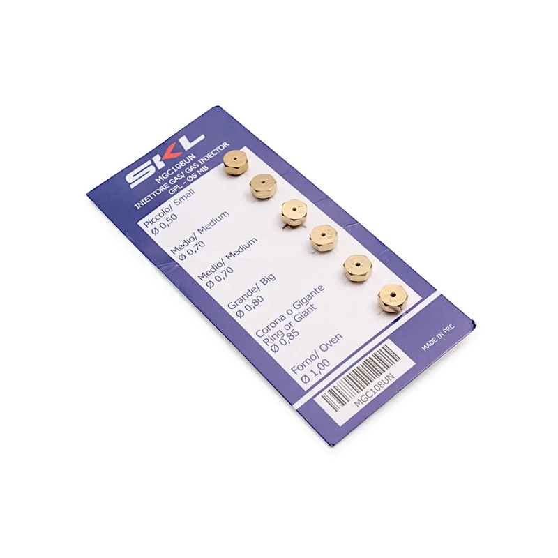 Jeu d'injecteurs gaz liquide Ø 6MB - CG 105