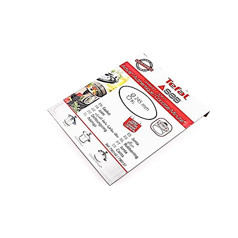 Joint silicone Ø 245 mm pour cocotte minute 8L SEB - 790142