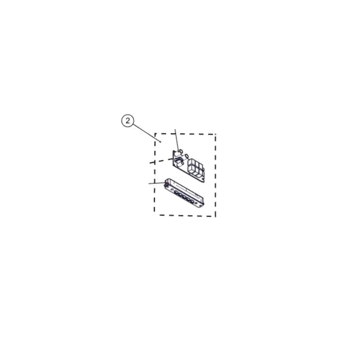 Kit de commande avec puissance pour hotte Falmec 4050200964