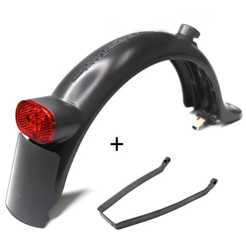 Kit universel garde boue + plaque + lumière + support métallique + décoration + réfléchissant - Promos