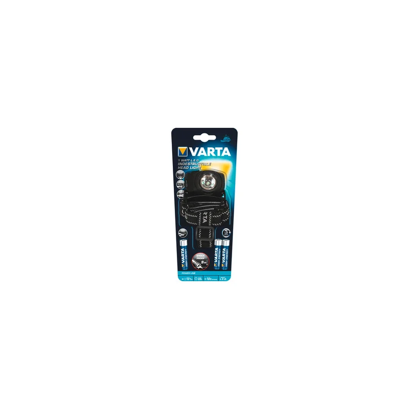 Lampe Frontale Indestructible H20 Pro Varta - Promos