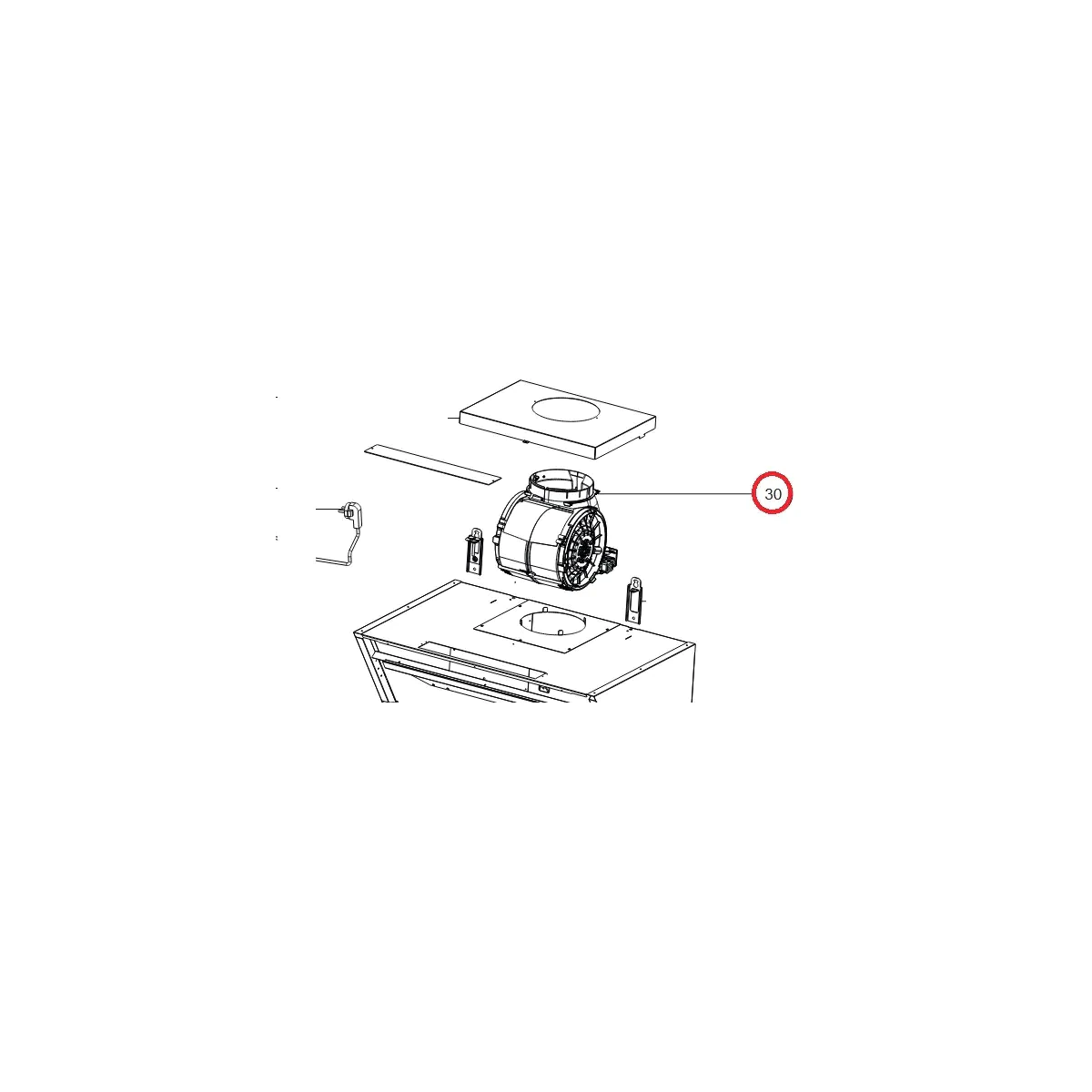 Moteur de hotte 133.0497.120 - Roblin