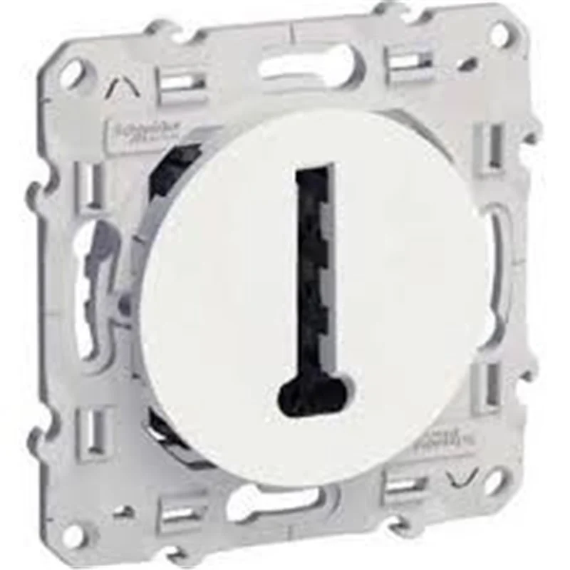 Odace, conjoncteur en T blanc, 8 contacts, à vis SCHNEIDER S520496 - Promos